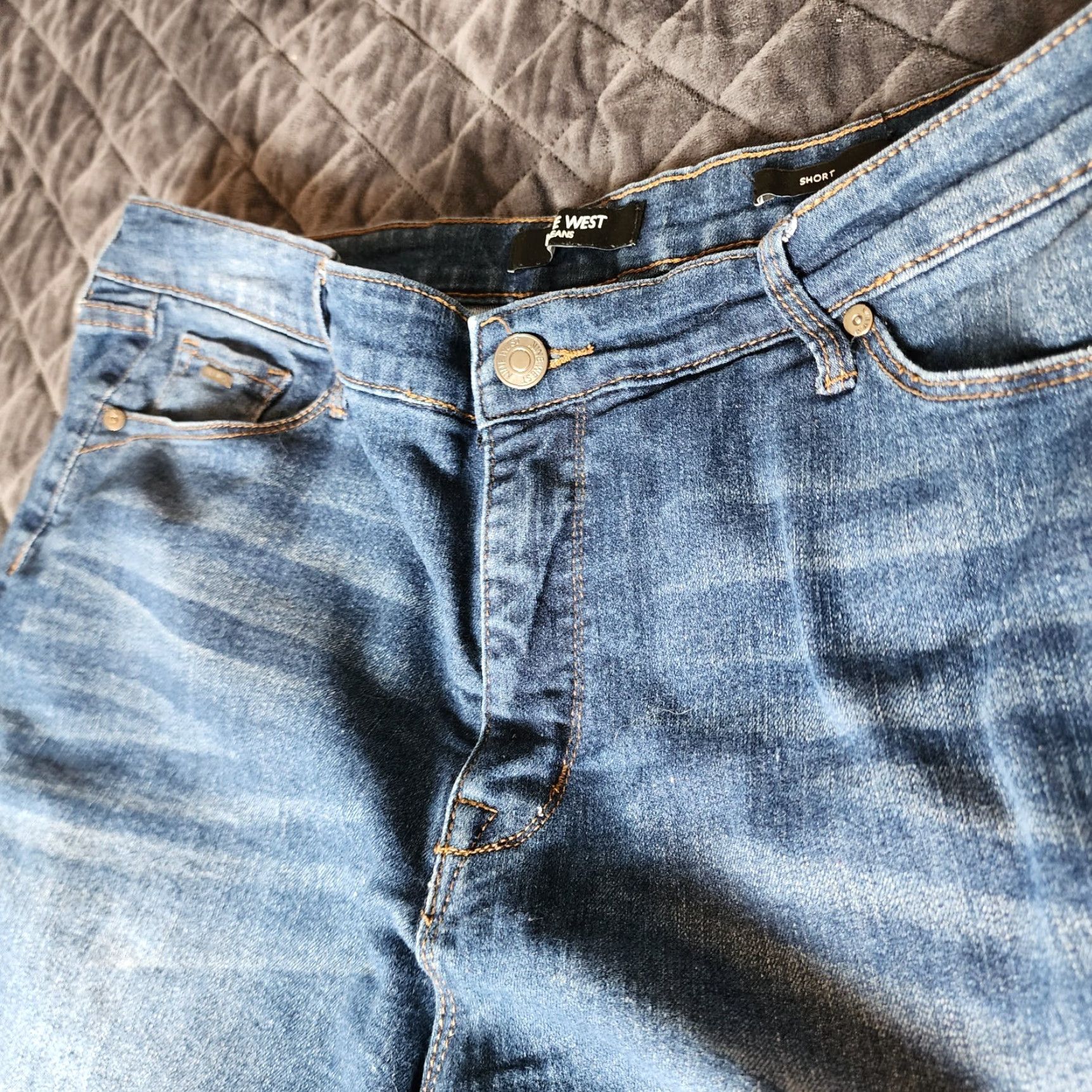 Nine West Nine West Jeans Women’s Size 16 Lucie Bermuda Shorts Denim Jean Medium Wash Size 38" / US 16 / IT 52 - 3 Thumbnail