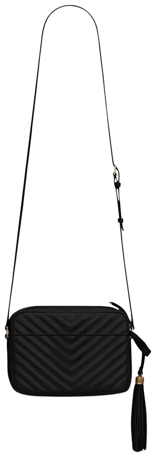 Saint Laurent Paris o1s1wg111124 Size: OS / Lou in Ouilted Leather Bag in Black Size ONE SIZE - 2 Thumbnail