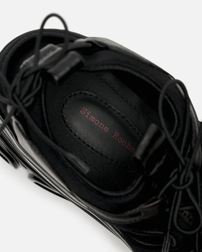 Simone Rocha o1s1v1r1oon0925 Classic Tracker Trainers in Black Size US 8 / EU 41 - 6 Thumbnail