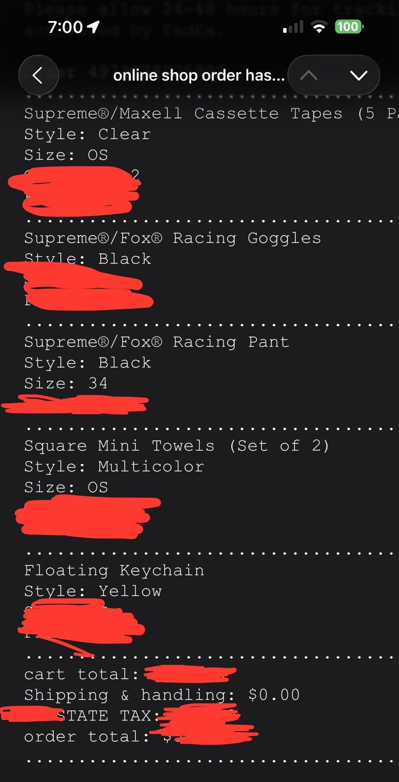 Fox Racing × Supreme Supreme Fox Racing Pants Size US 34 / EU 50 - 3 Thumbnail