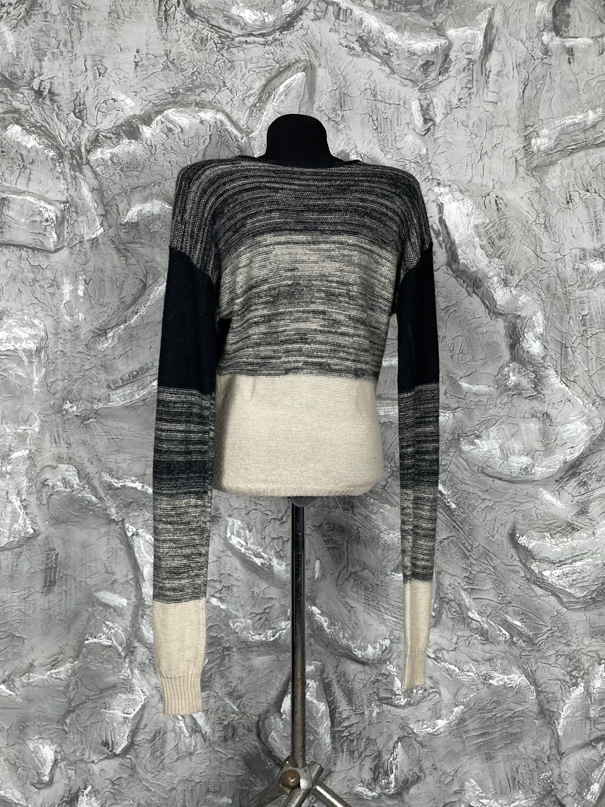 Designer × Diesel Diesel Y2K Double Neck Sweater Maison Margiela Style Size S / US 4 / IT 40 - 2 Thumbnail