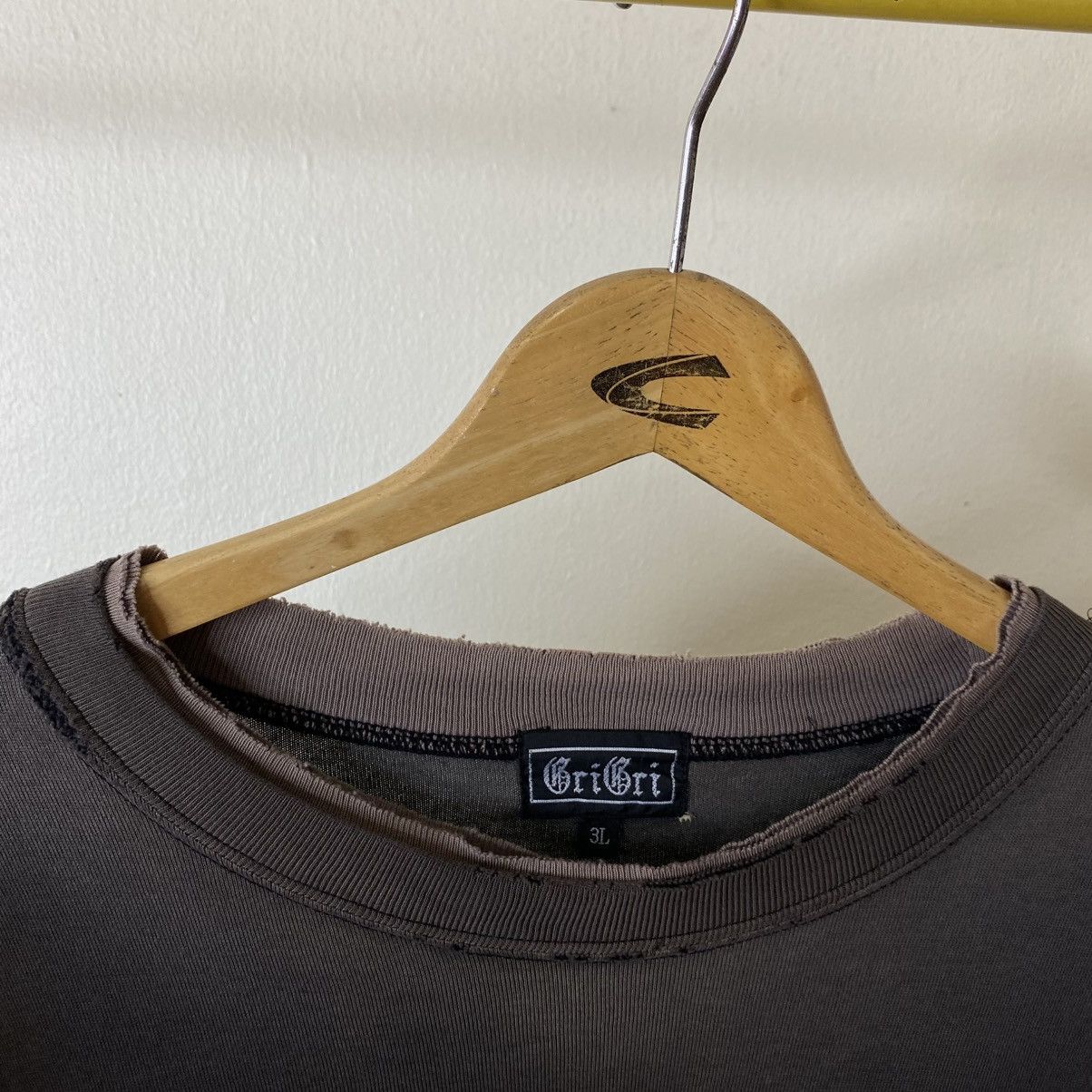 If Six Was Nine Y2k Grigri Tribal Japanese Cyber Gothic Punk Emo Grunge LS Size US XXL / EU 58 / 5 - 13 Thumbnail