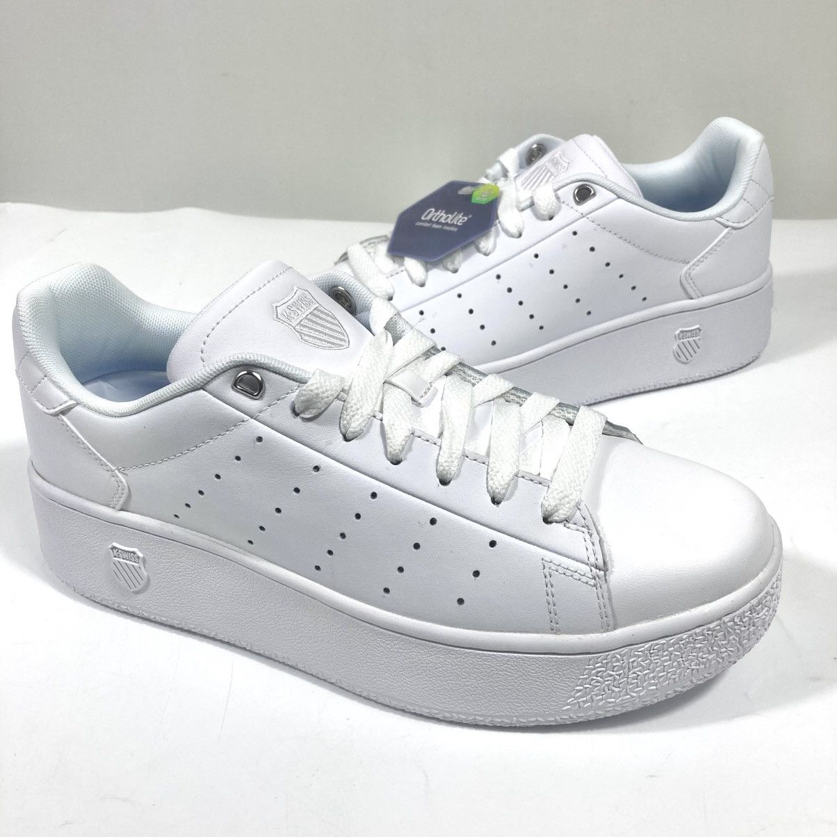 K-Swiss K-Swiss Classic PF Platform Sneakers White Size 10 US NEW Size US 10 / IT 40 - 3 Thumbnail