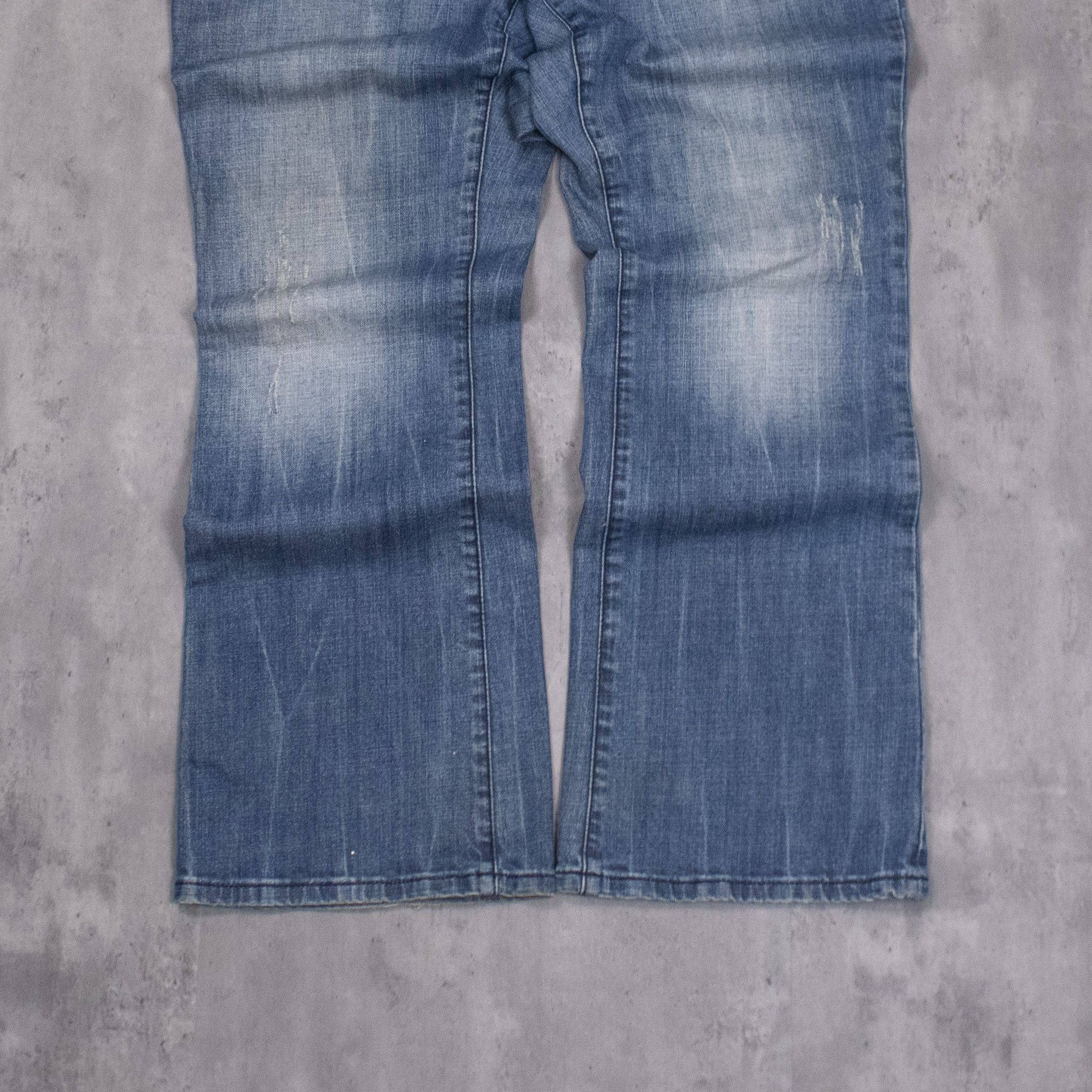 True Religion VTG Y2K Love & Legend Bootcut Low Rise Denim Jeans Size US 40 / EU 56 - 3 Thumbnail