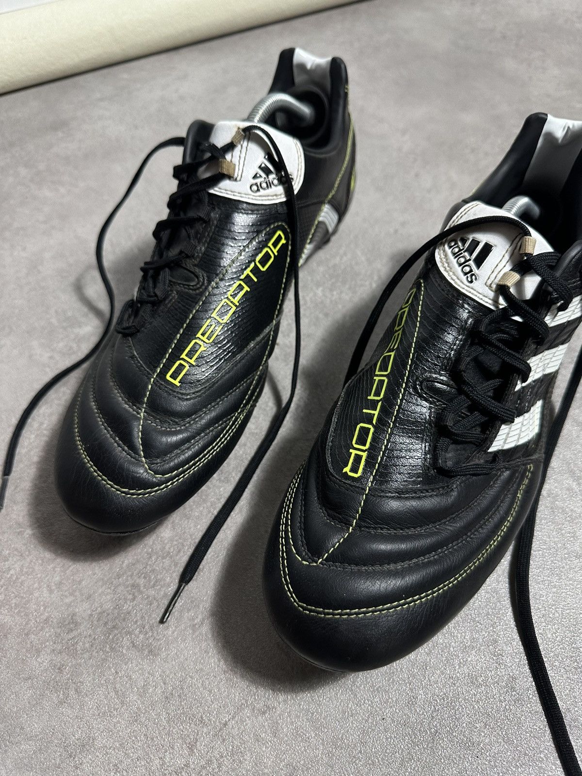 Adidas × Vintage Mens Boots Adidas Predator Absoludo X SG Size US 12.5 / EU 45-46 - 3 Thumbnail