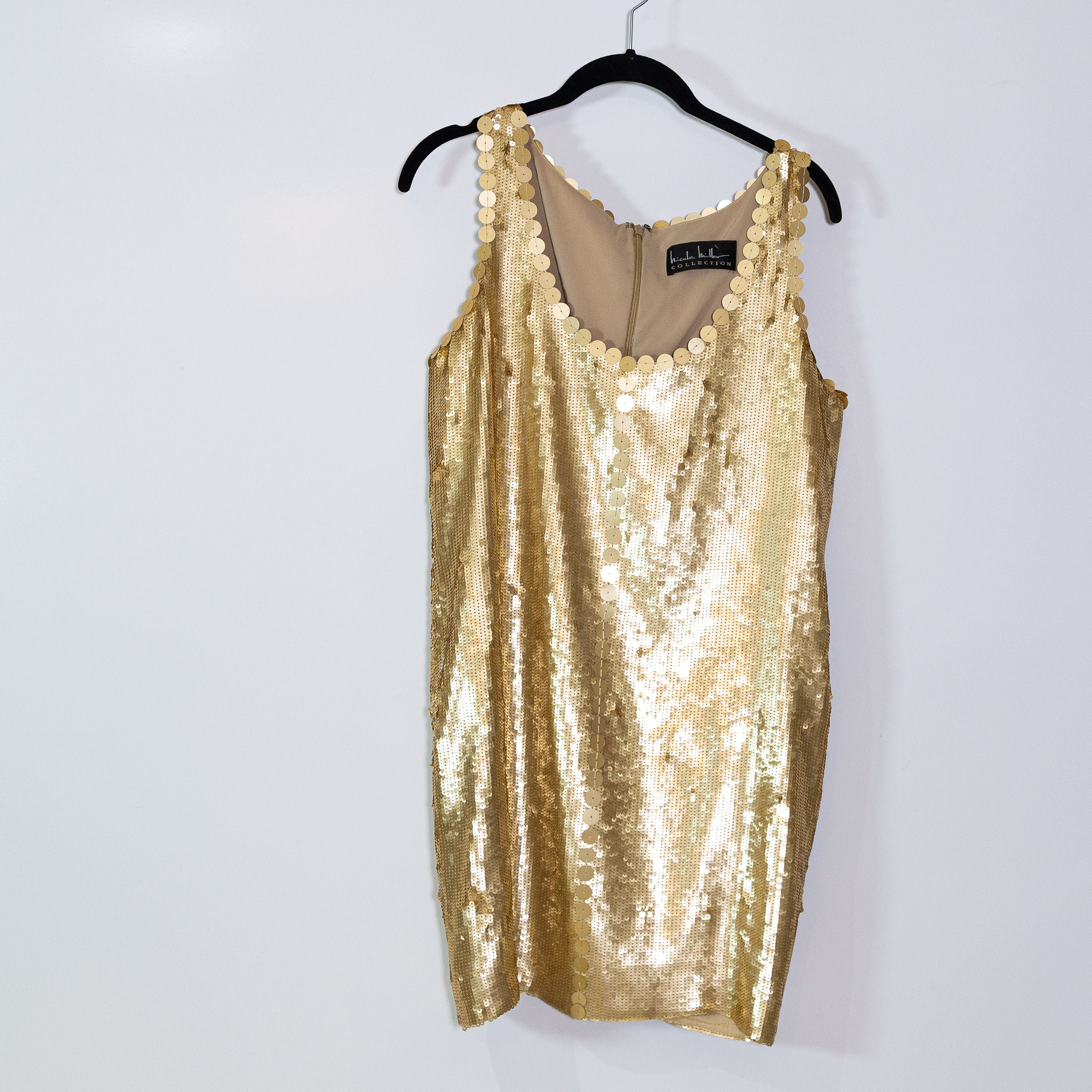Nicole Miller Nicole Miller Collection Gold Sequin Size M / US 6-8 / IT 42-44 - 1 Thumbnail