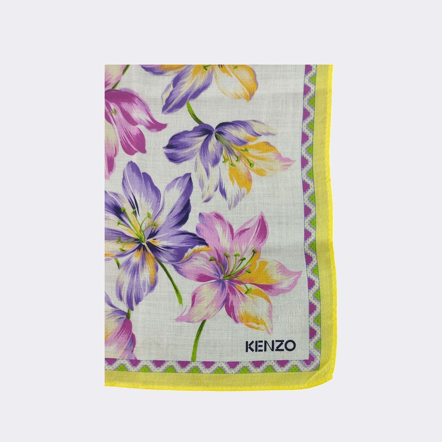Kenzo Vintage Kenzo Handkerchief Neckerchief Bandana H146E Size ONE SIZE - 3 Thumbnail