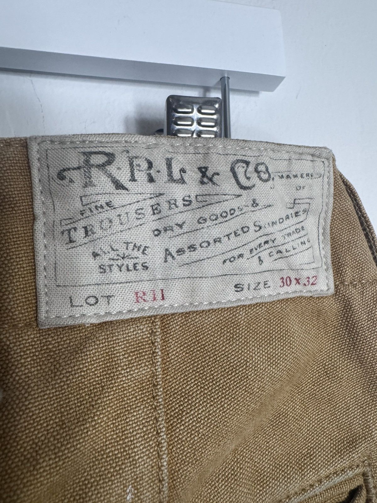 Polo Ralph Lauren × RRL Ralph Lauren RRL distressed canvas pant Size US 30 / EU 46 - 4 Thumbnail