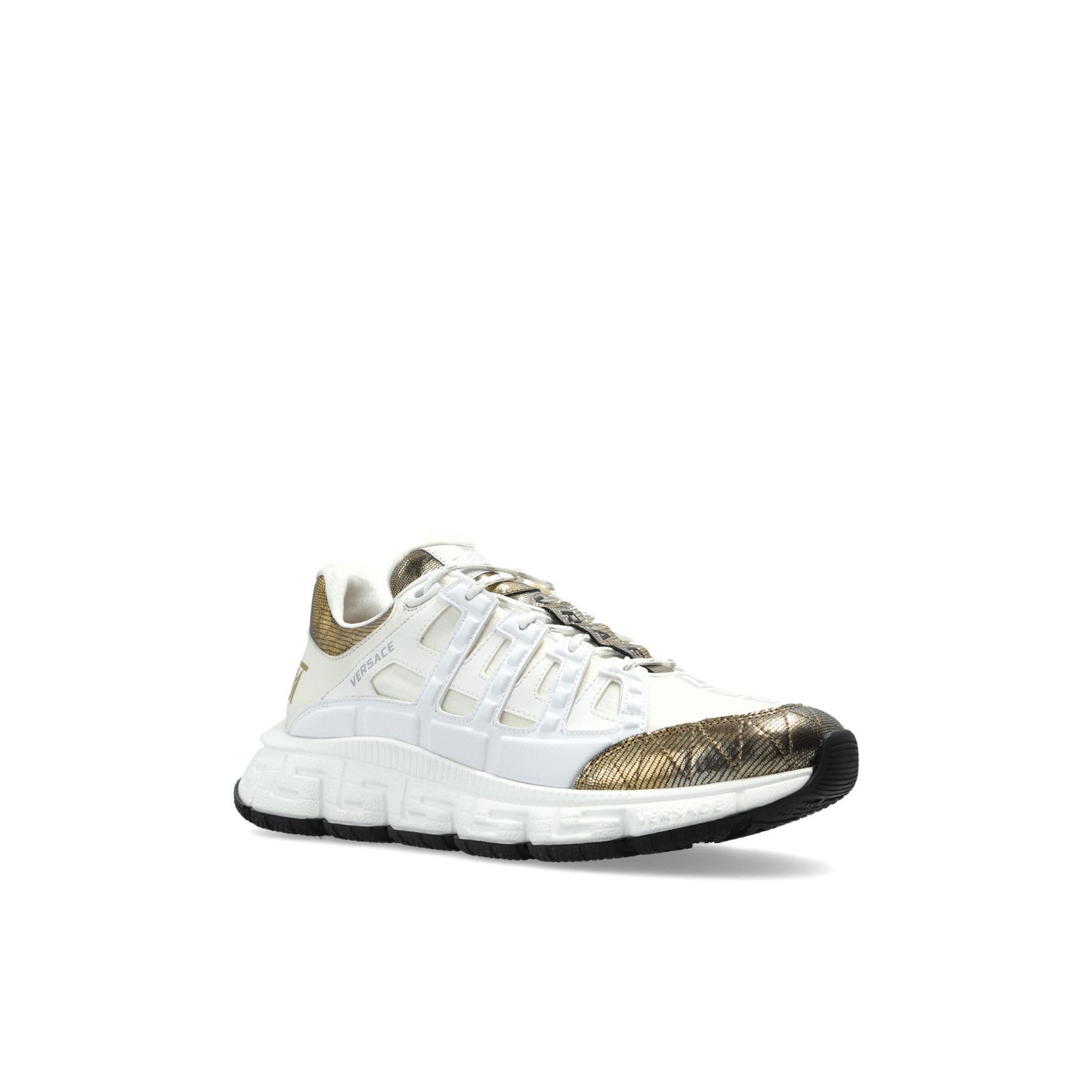 Versace VERSACE Trigreca White Leather Sneakers New And Authentic (M Size US 11 / EU 44 - 2 Thumbnail