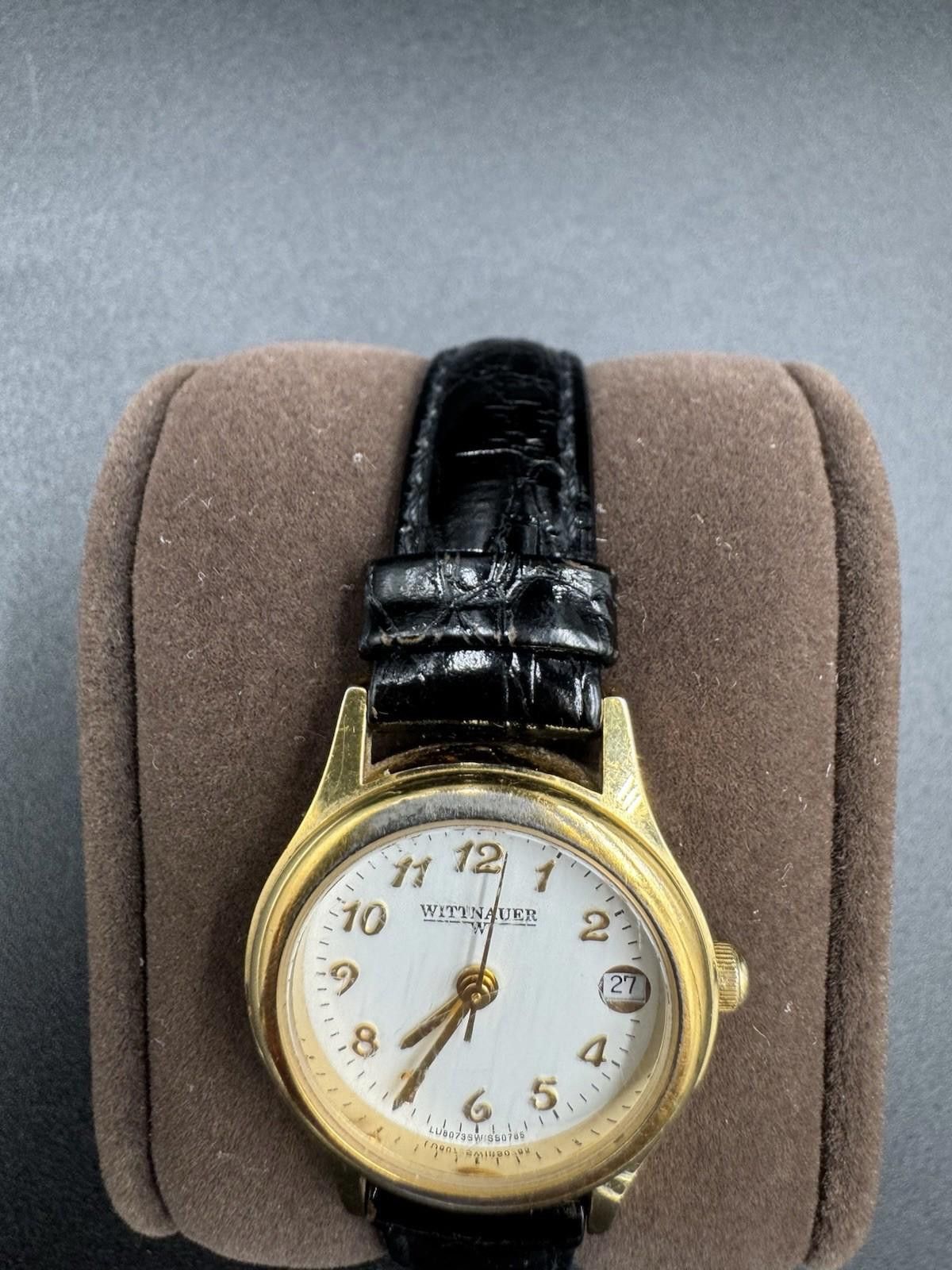 Wittnauer Vintage Wittnauer Women's Gold Tone Quartz Watch White Dial Size ONE SIZE - 7 Thumbnail