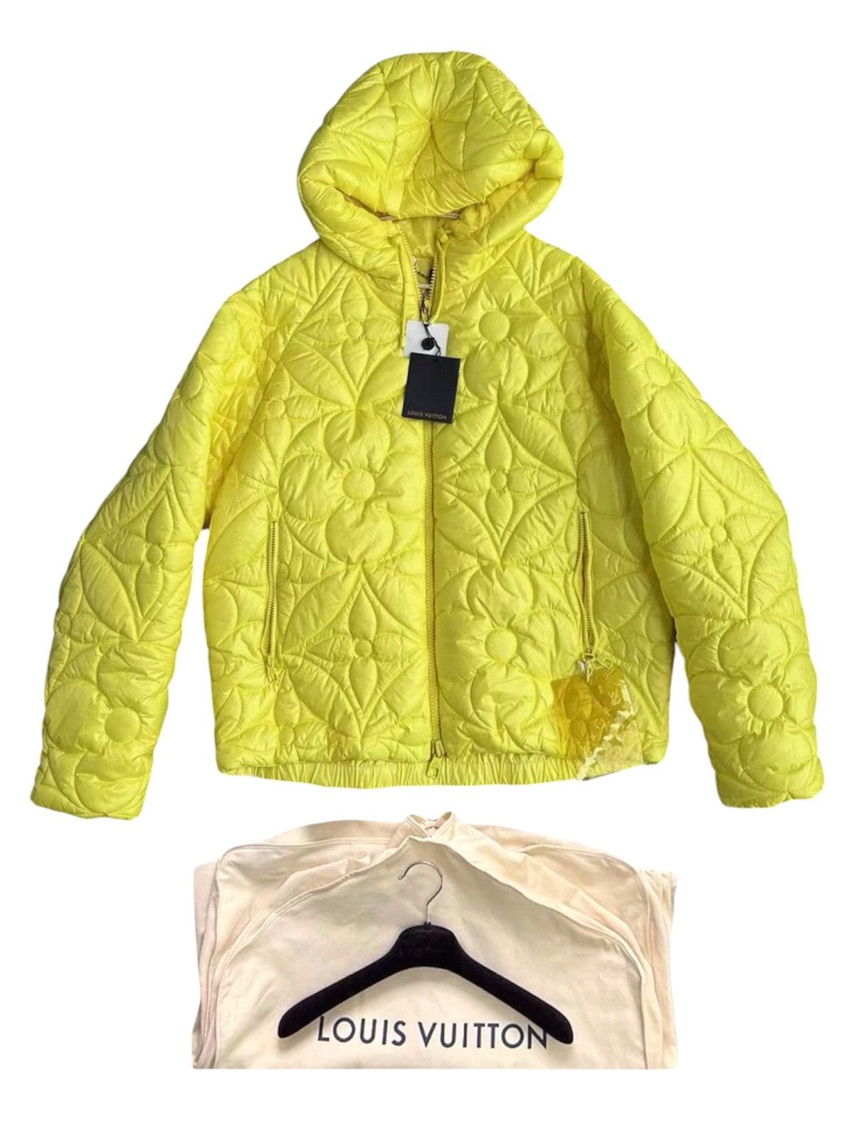 Louis Vuitton Louis Vuitton 50 LVSE Flower Monogram Puffer Hoodie Jacket Size US M / EU 48-50 / 2 - 1 Thumbnail