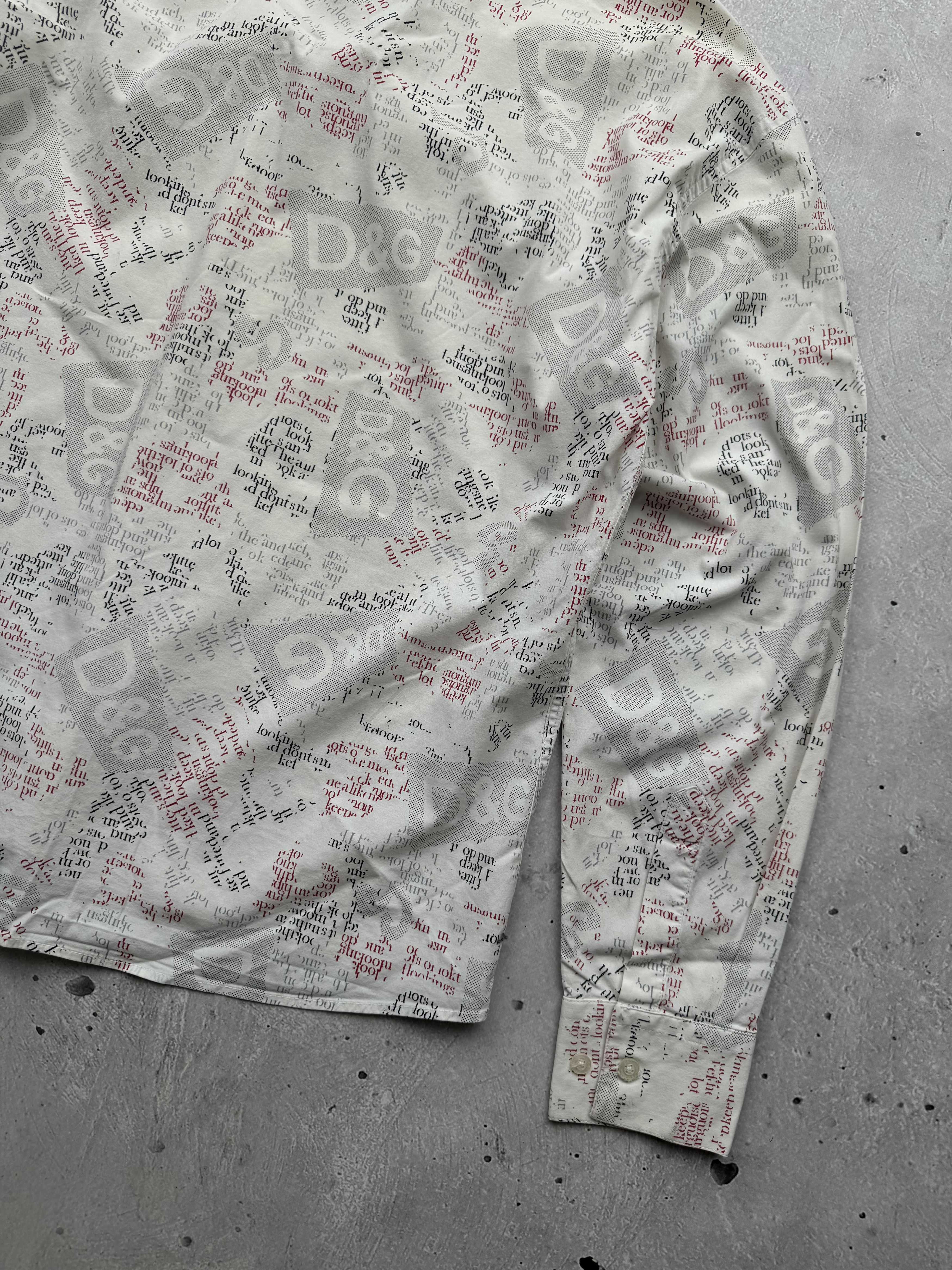Dolce & Gabbana × Vintage Dolce & Gabbana Vintage Monogram Shirt Size US M / EU 48-50 / 2 - 12 Thumbnail