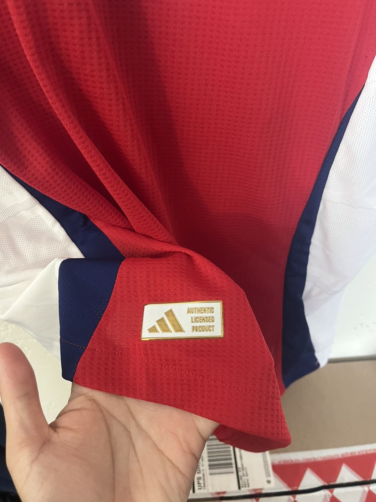 Adidas Adidas Calafiori 2024-25 Arsenal Home Soccer Jersey Large 33 Size US L / EU 52-54 / 3 - 6 Thumbnail