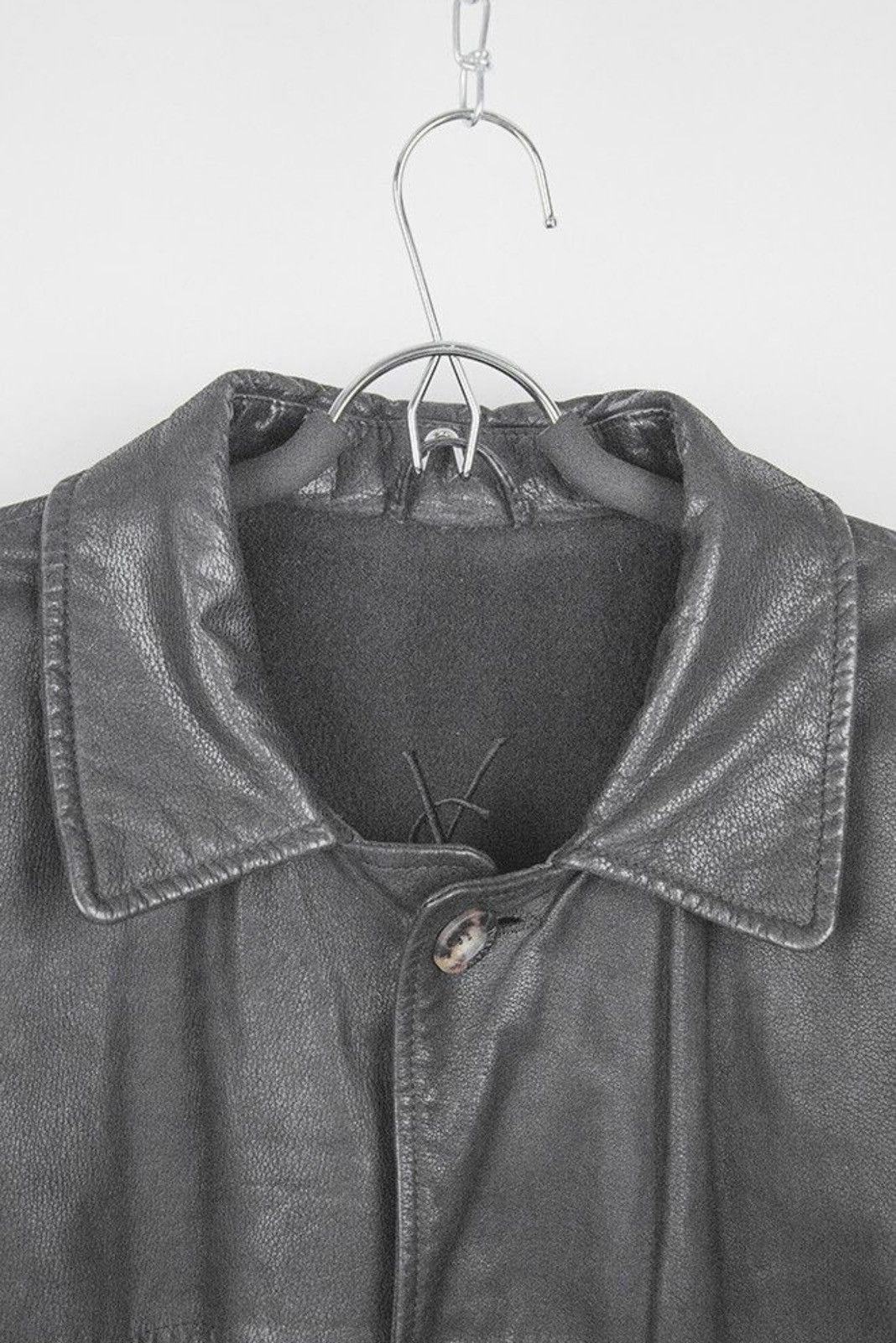 Yves Saint Laurent Vintage 90s YSL Leather jacket Size US L / EU 52-54 / 3 - 3 Thumbnail