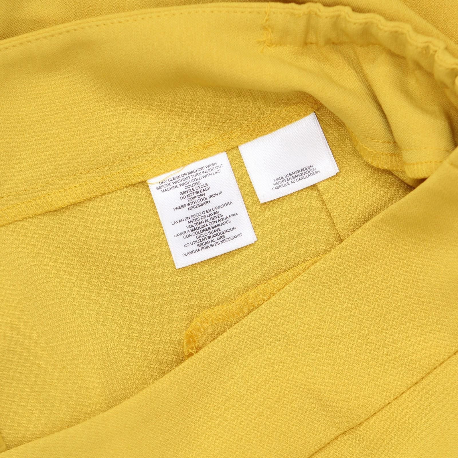 Other Nwt Kasper Fly Slim Pants 10902147 Butterscotch Yellow 22w Size 42" / US 20 - 7 Thumbnail