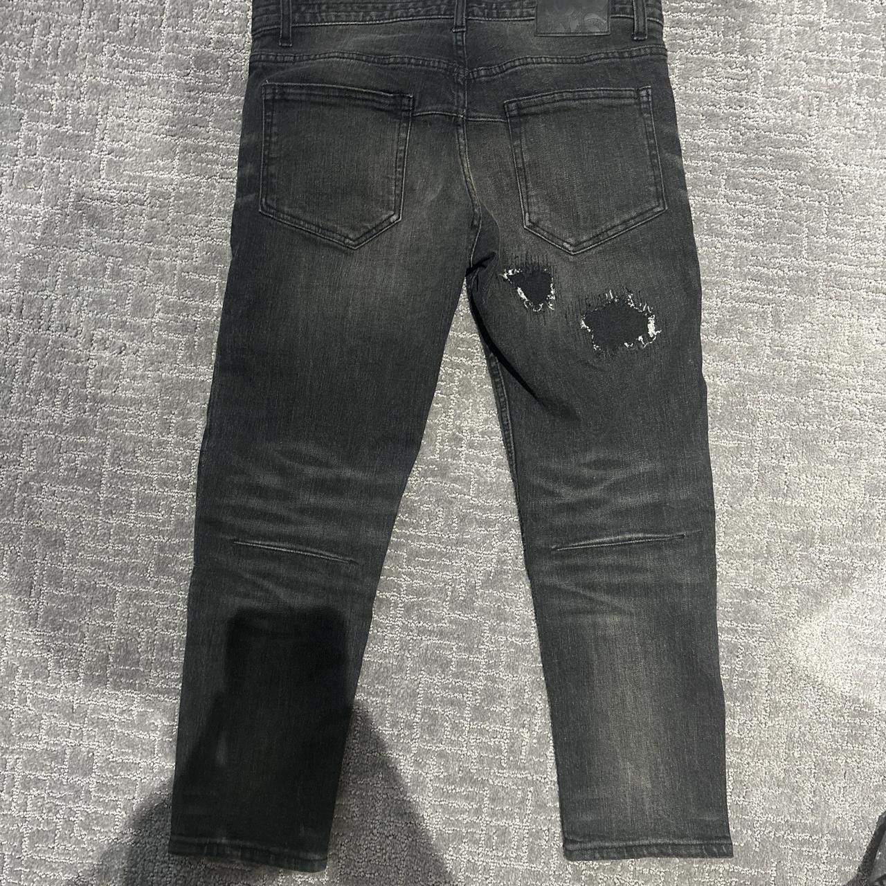 Number (N)ine Number Nine Nano Universe Distressed Cropped Denim Jeans Size US 31 - 3 Thumbnail