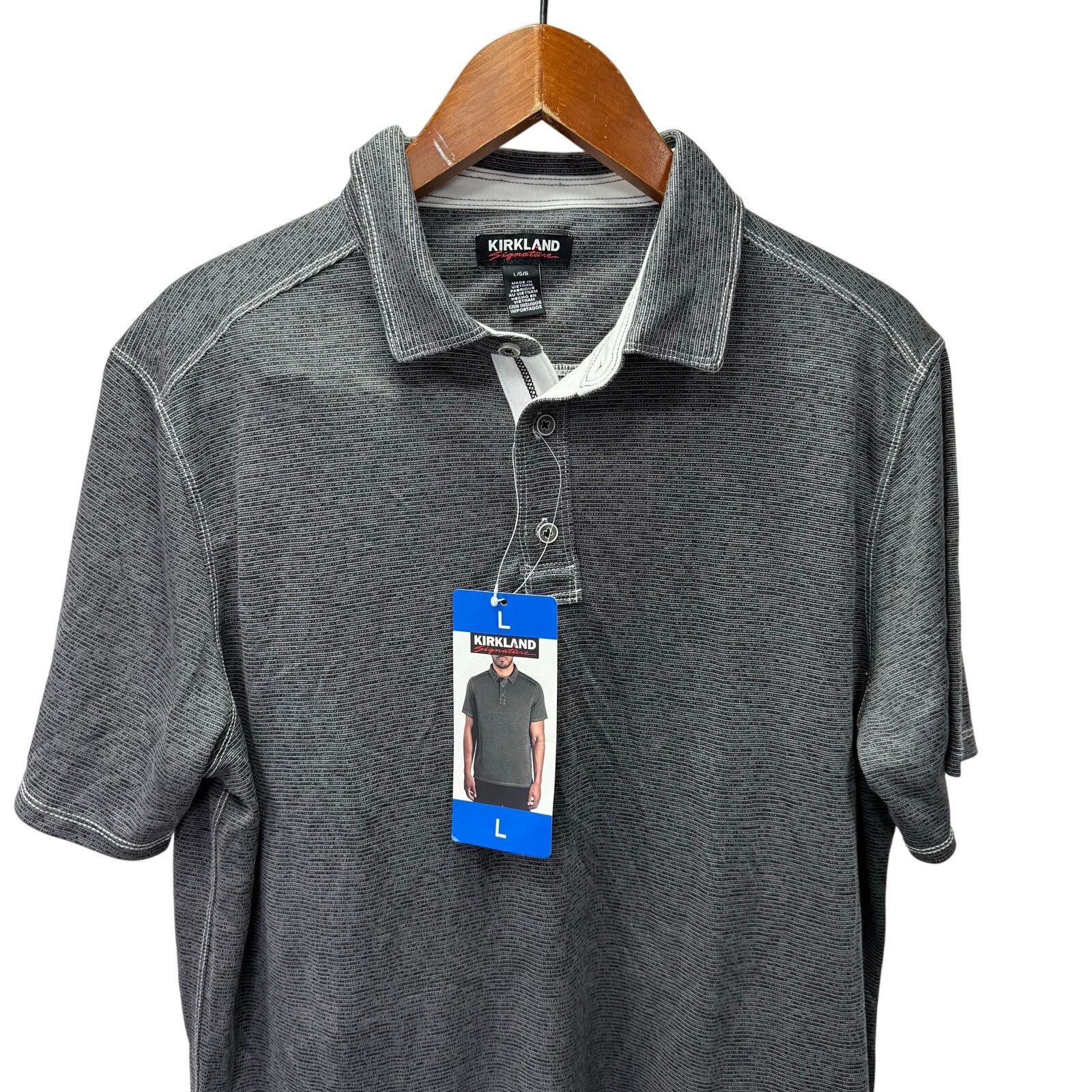 Kirkland Signature Kirkland Men's Performance Polo Shirt sz L NEW #G751 Size US L / EU 52-54 / 3 - 3 Thumbnail
