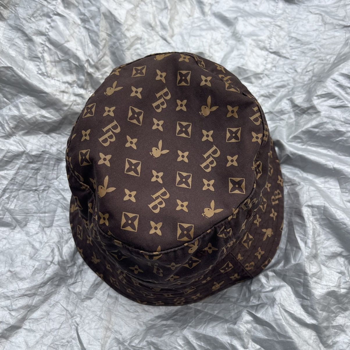 Playboy × Vintage Vintage Playboy Monogram Bucket Hat Size ONE SIZE - 3 Thumbnail