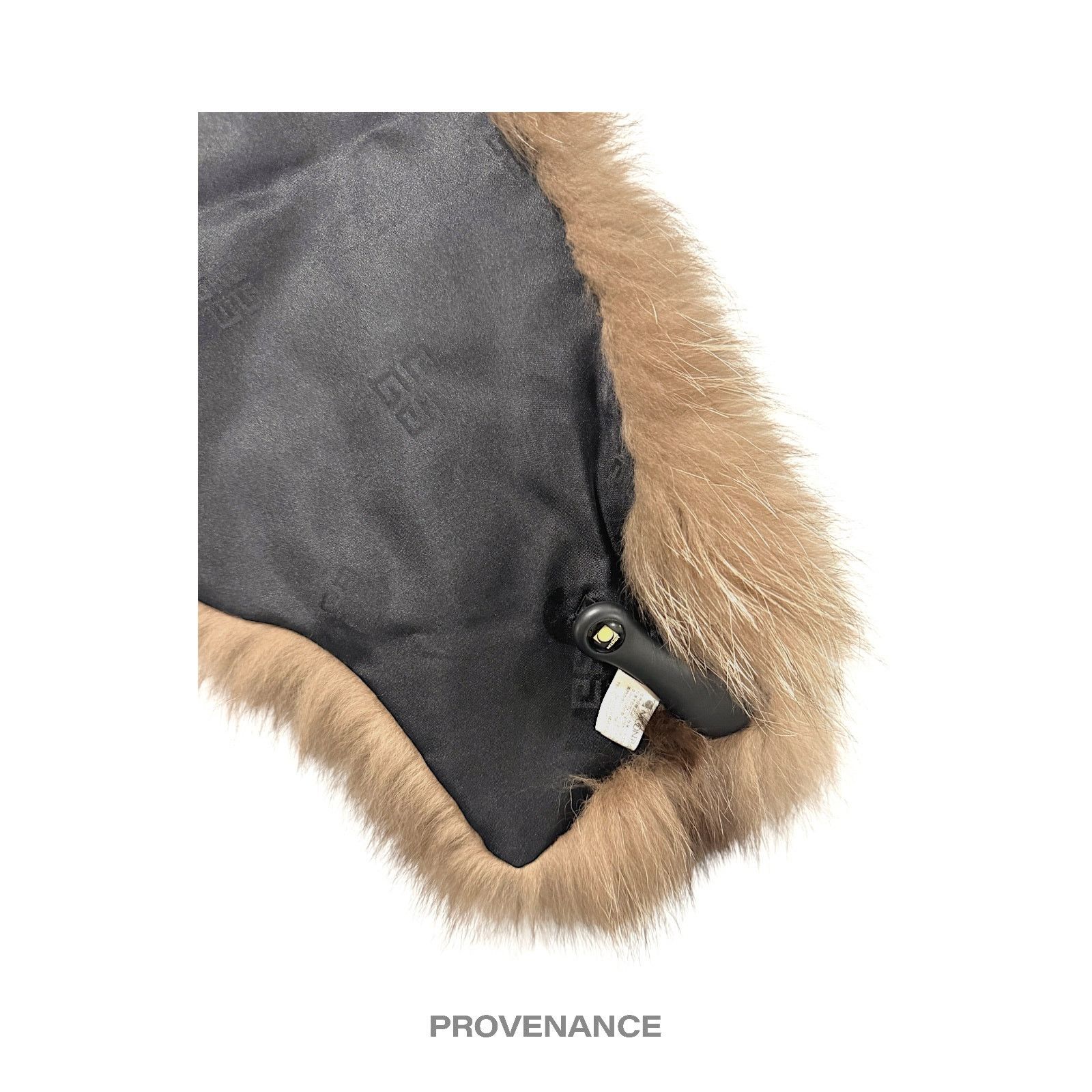 Givenchy 🔴 Givenchy Fur Shawl Scarf - Fox Red Brown Black Large Size ONE SIZE - 4 Thumbnail