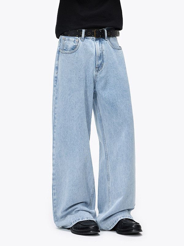 Jean Men's loose straight leg casual flared jeans Size US 32 / EU 48 - 1 Thumbnail
