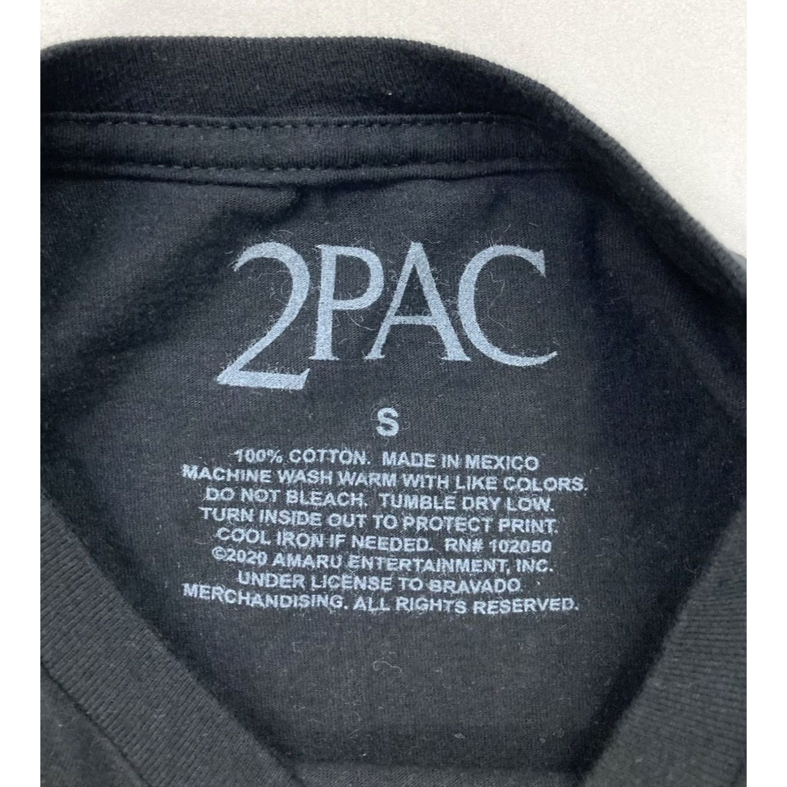 Vintage VINTAGE 2pac Tupac Shakur Graphic T-shirt Women Small Black Short Sleeve Music Size S / US 4 / IT 40 - 4 Thumbnail