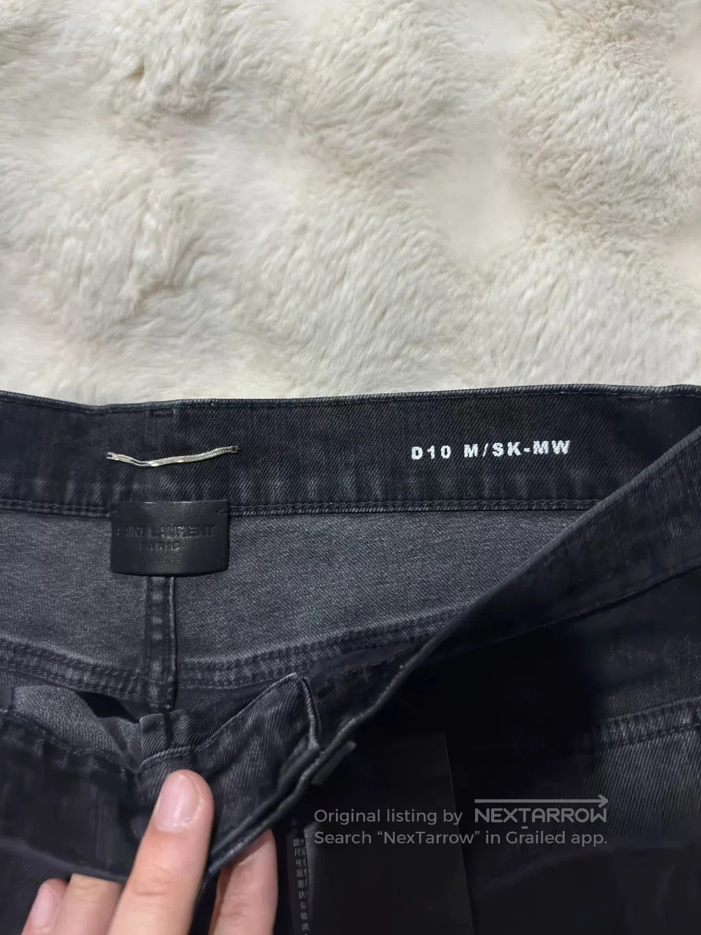 Saint Laurent Paris Saint Laurent SLP D10 Brush Glue Jeans. Size US 29 - 4 Thumbnail