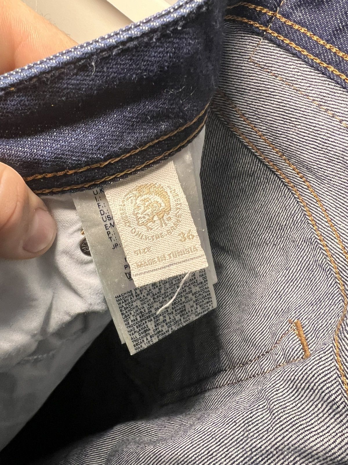 Diesel Vintage Diesel “Larkee” straight cut faded blue denim jeans Size US 36 / EU 52 - 3 Thumbnail