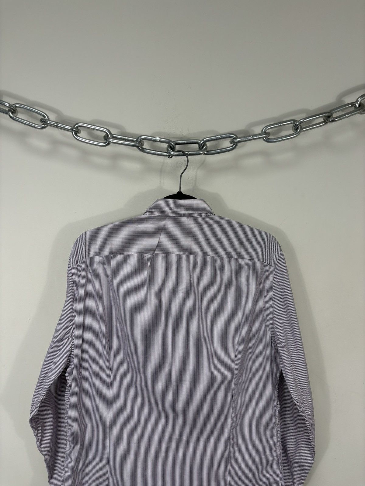 Ermenegildo Zegna Ermenegildo Zegna Men’s Striped Contemporary Button Up Shirt Size US M / EU 48-50 / 2 - 12 Thumbnail