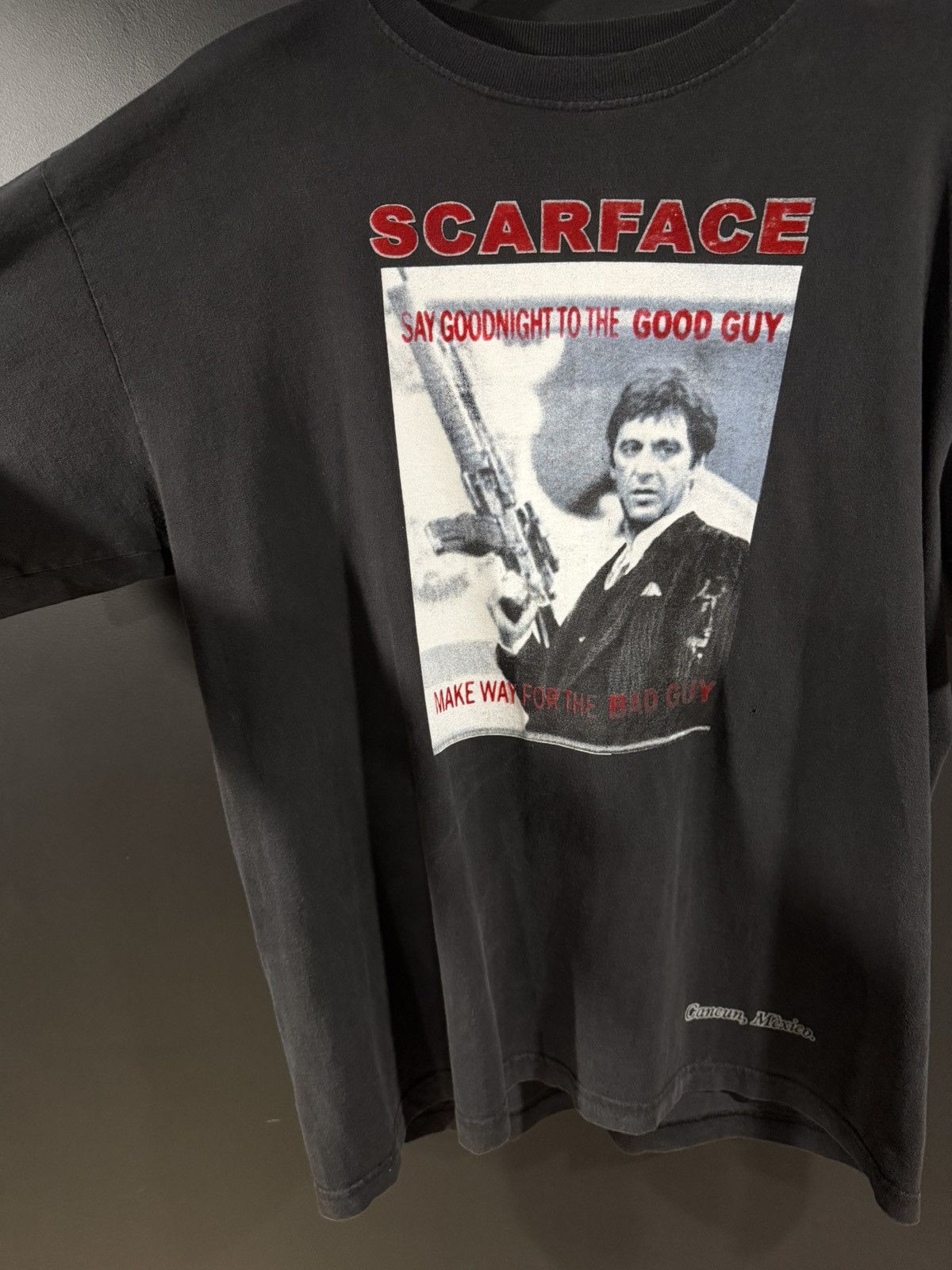 Vintage 2000s Y2K Vintage Scarface Al Pacino Faded Movie Tee XL Size US XL / EU 56 / 4 - 5 Thumbnail