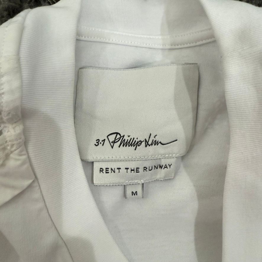 3.1 Phillip Lim 3.1 Phillip Lim x RTR Bonded Lace T-Shirt in White, Size M Size M / US 6-8 / IT 42-44 - 5 Thumbnail