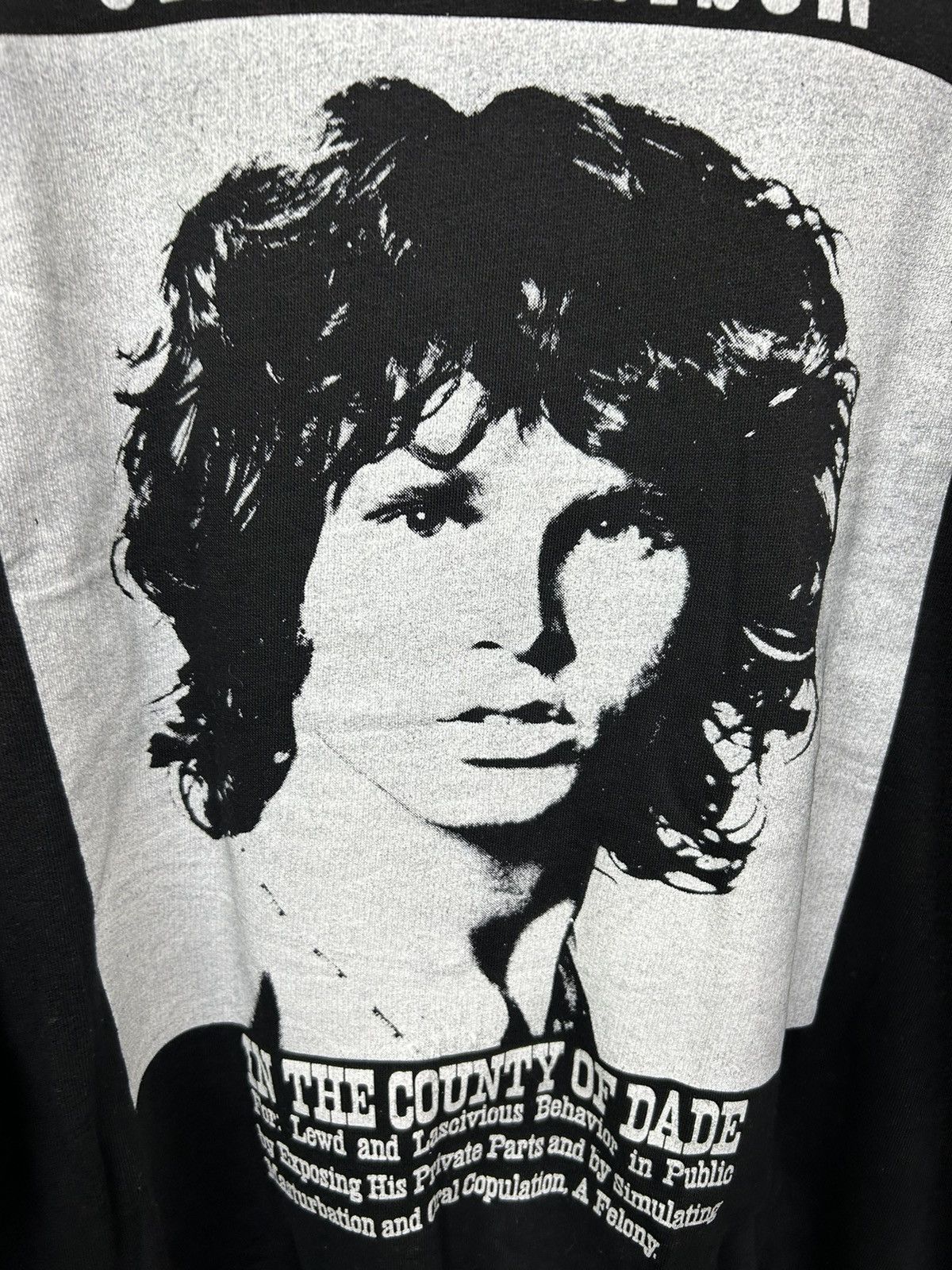 Band Tees × Vintage Vintage 1990 Jim Morrison The Doors Full Graphic Sweatshirt Size US XL / EU 56 / 4 - 14 Thumbnail