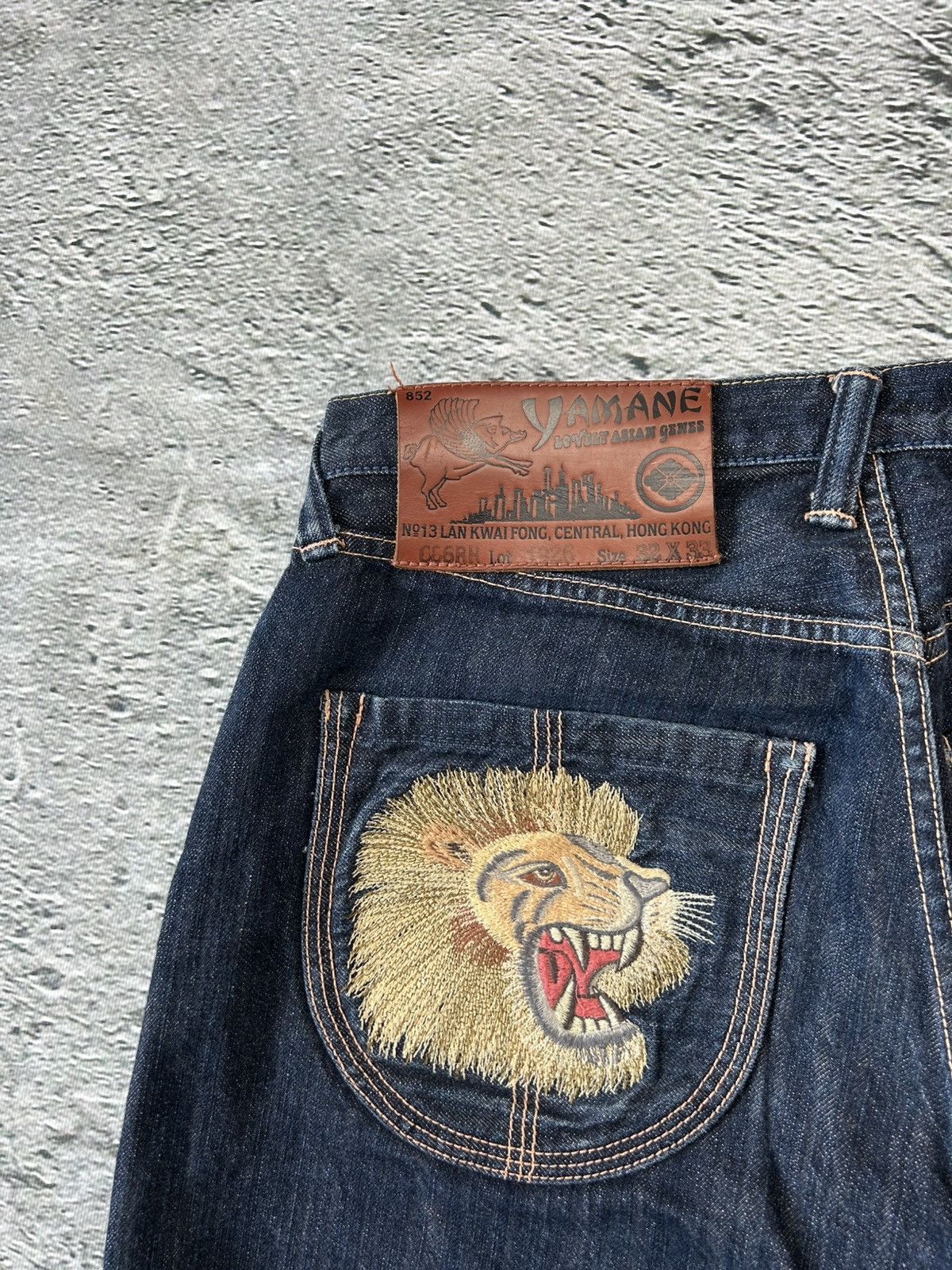 Evisu Evisu Yamane jeans vintage design selvedge embroidery dragon Size US 32 / EU 48 - 2 Thumbnail