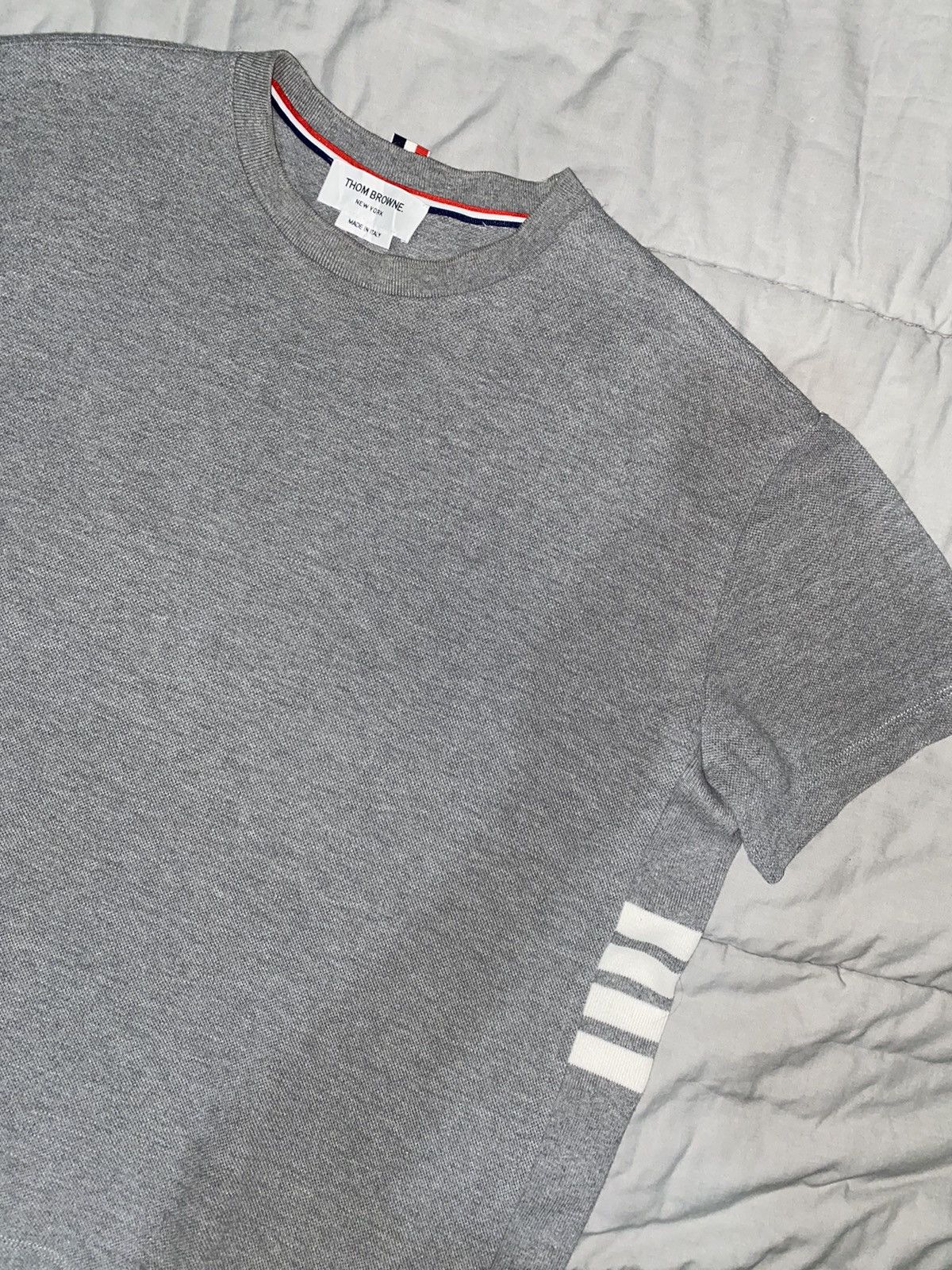Thom Browne Thom browne classic pique tshirt Size US XL / EU 56 / 4 - 1 Thumbnail