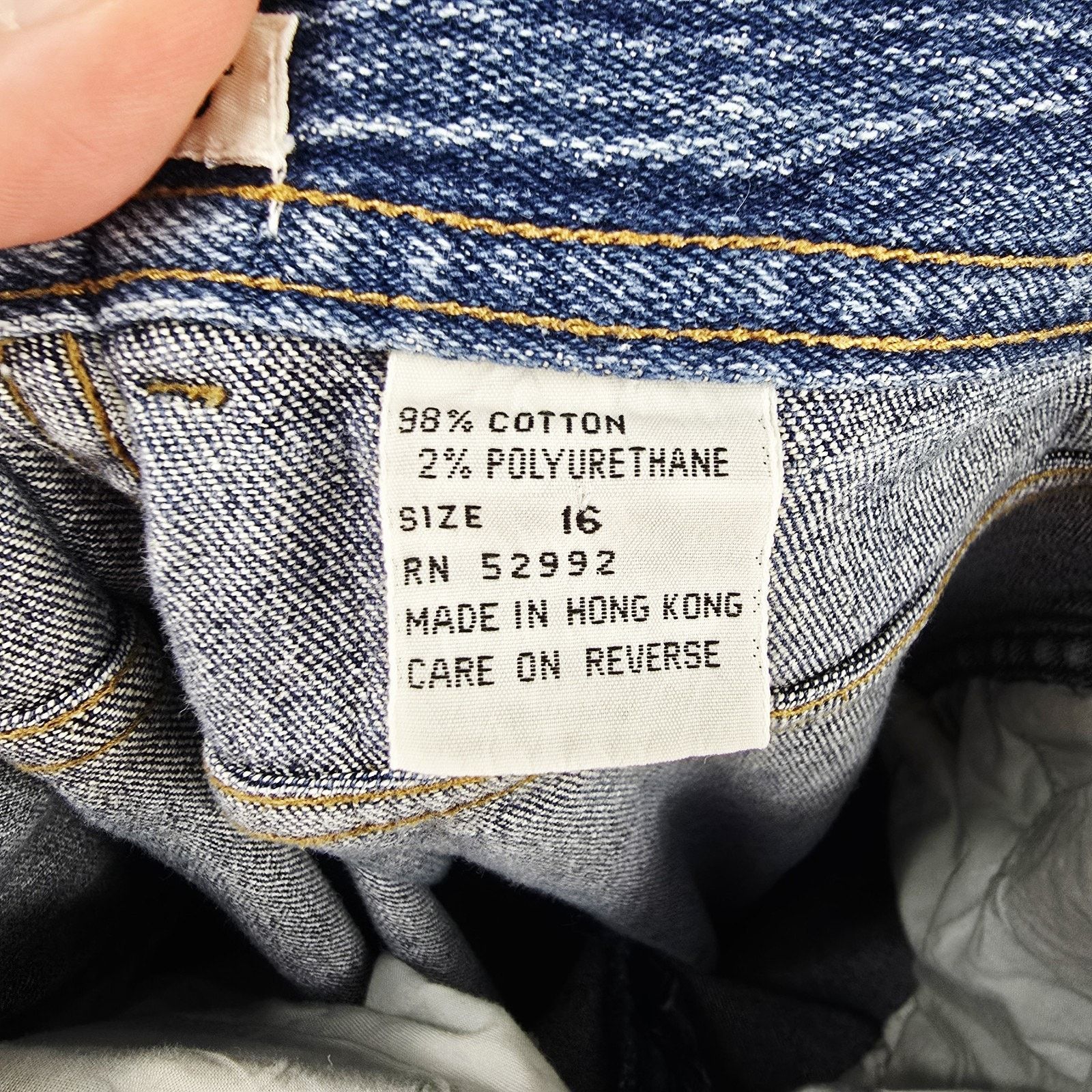 Jordache Vintage Jordache Studios Bareback Jeans Womens 16 30x29 Size 38" / US 16 / IT 52 - 6 Thumbnail
