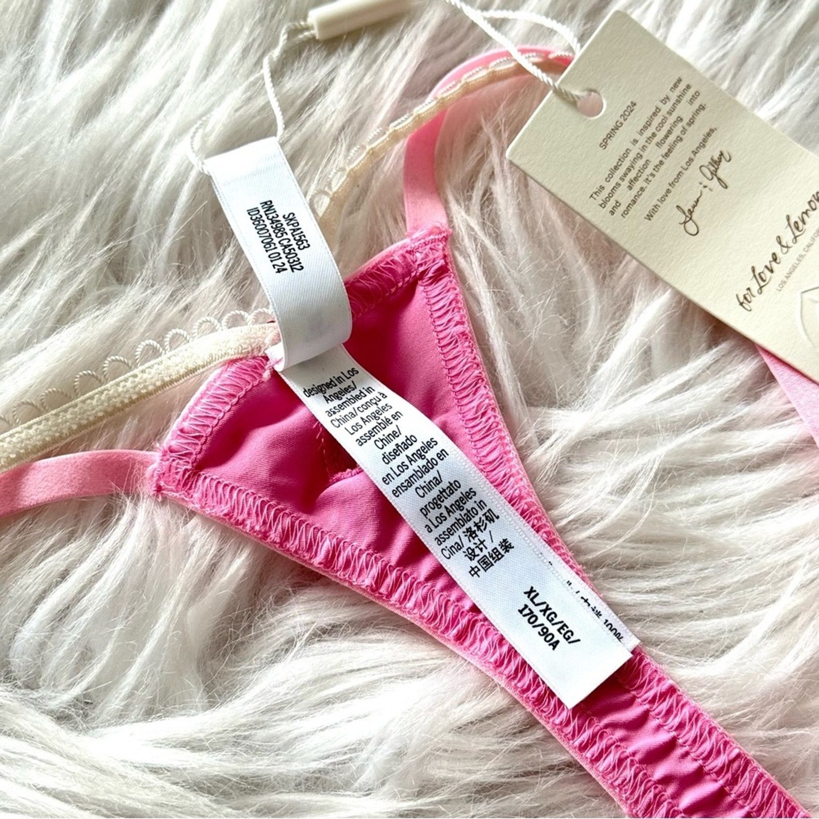 For Love & Lemons NWT!! For Love and Lemons Panty, Size XL, Floral Size ONE SIZE - 8 Thumbnail