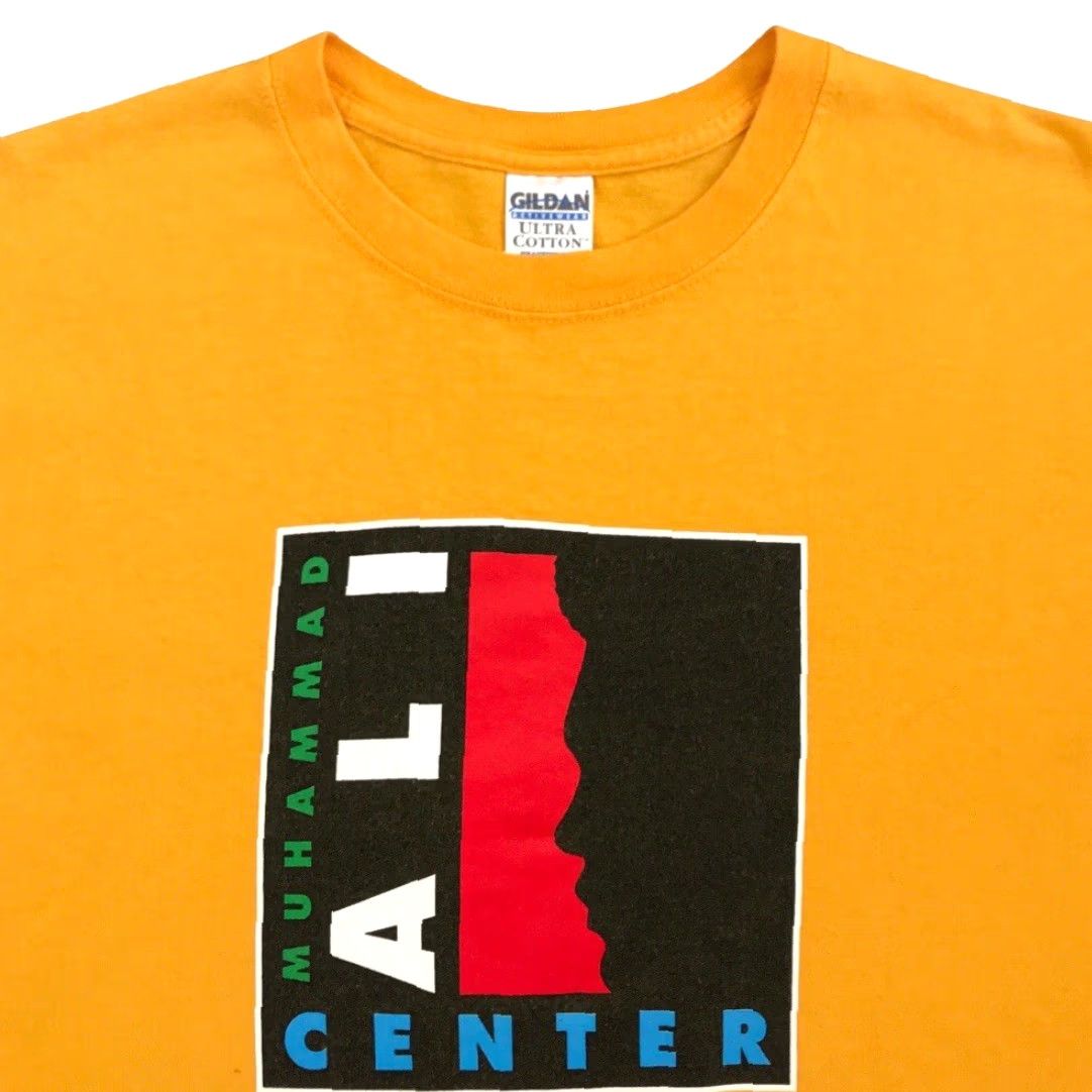 Vintage VINTAGE Muhammad Ali Center Shirt 90s T-Shirt Size L Mens Yellow 90s Gildan Center Shirt Men L Size US L / EU 52-54 / 3 - 2 Thumbnail
