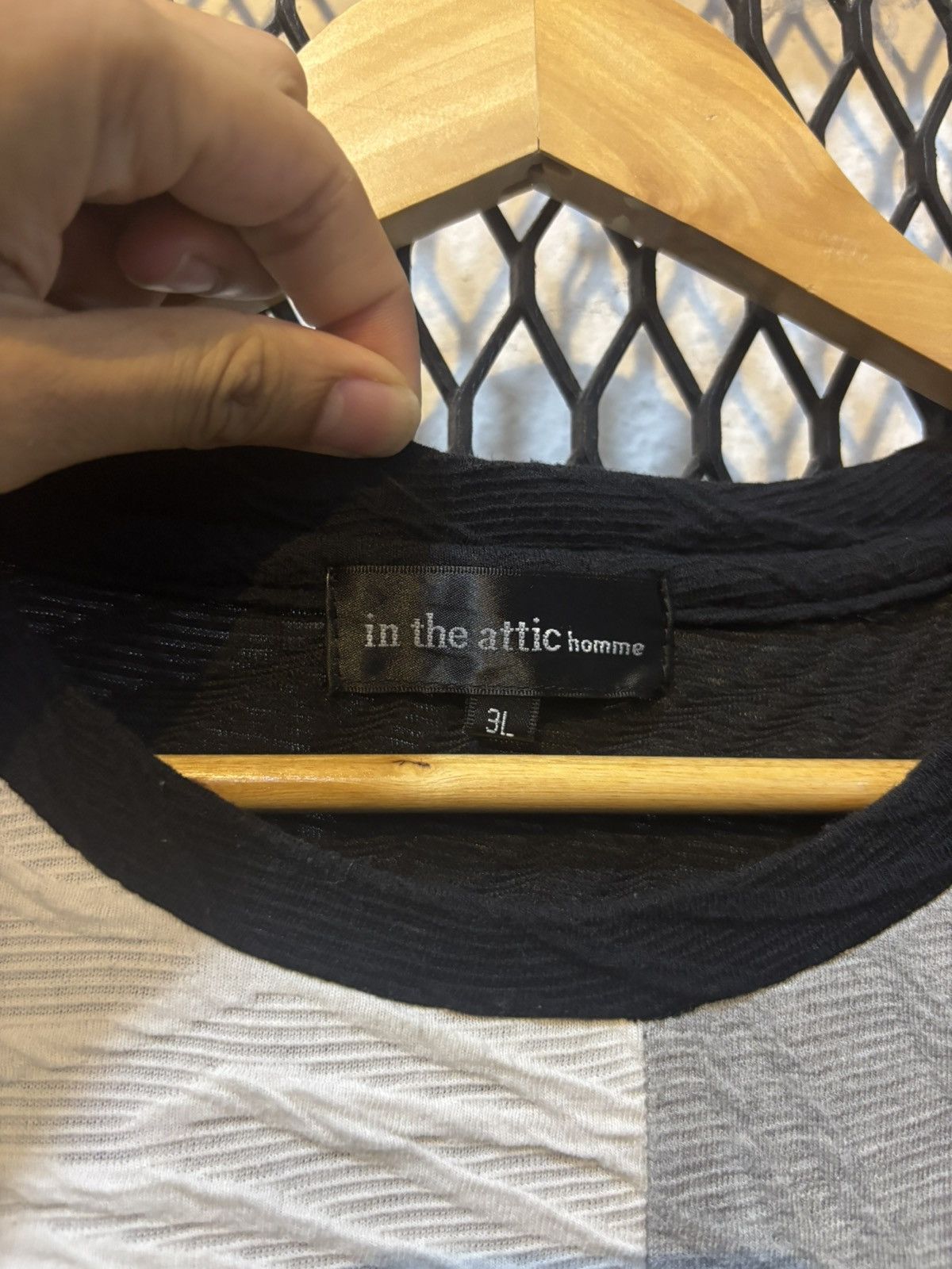 In The Attic In the attic Pour Homme Asymmetrical rare design T Shirt Size US XL / EU 56 / 4 - 3 Thumbnail