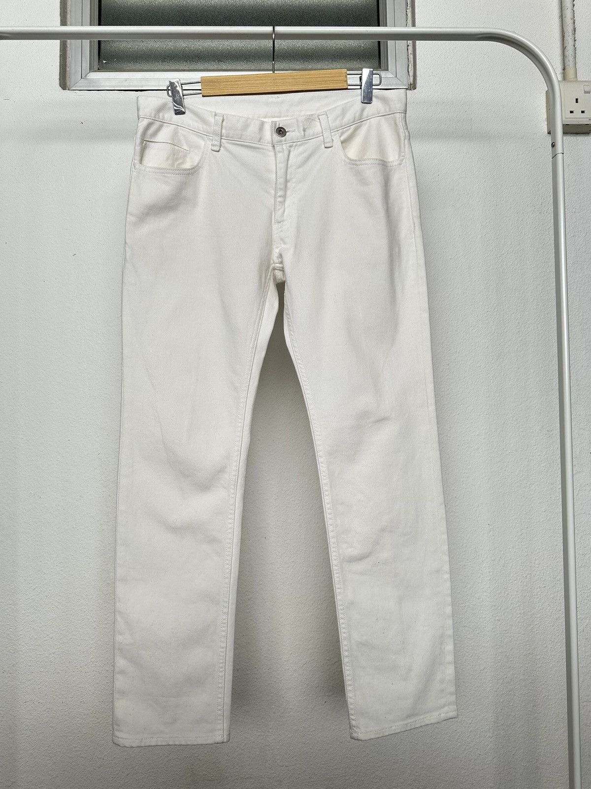 Uru 13FW URU - White denim jeans Size US 33 - 11 Thumbnail