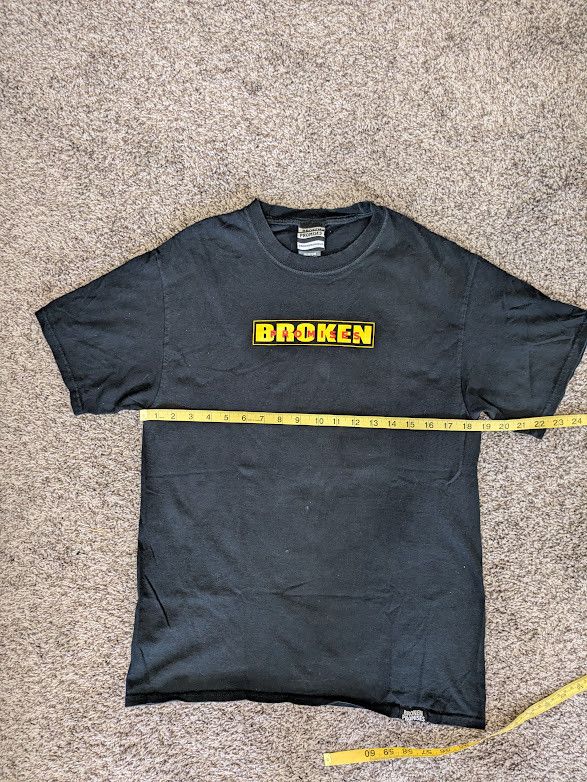 Broken Promises Co. Broken Promises "Can't Help It" front & back graphic Size US M / EU 48-50 / 2 - 3 Thumbnail