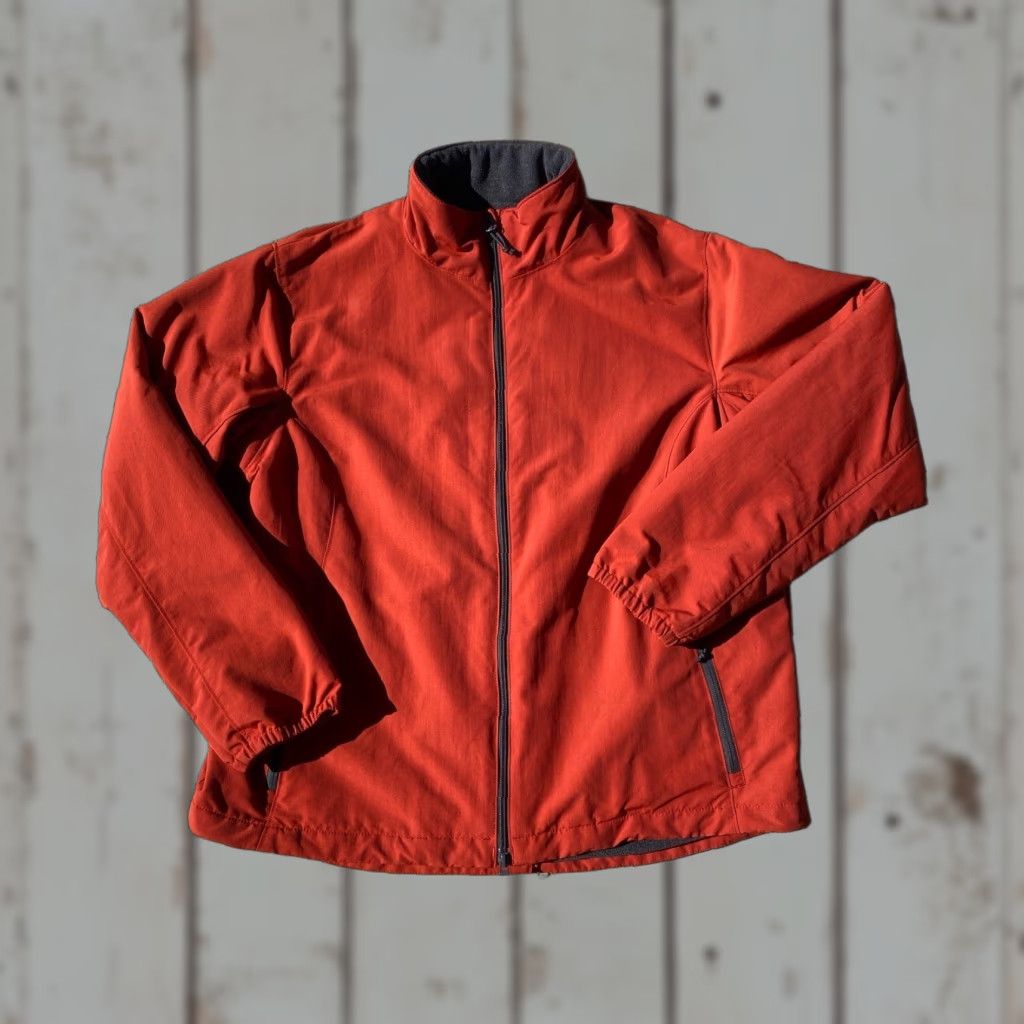 CO Duluth Shell Jacket Mens XL Full Zip Lined Orange Nylon Fleece Polyester Overcoat Shine? Size US XL / EU 56 / 4 - 1 Thumbnail