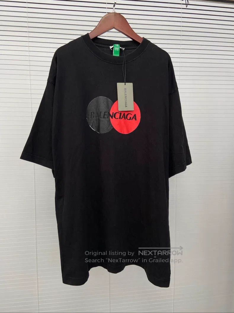Balenciaga Balenciaga Letter logo print, black short sleeve Size US S / EU 44-46 / 1 - 3 Thumbnail