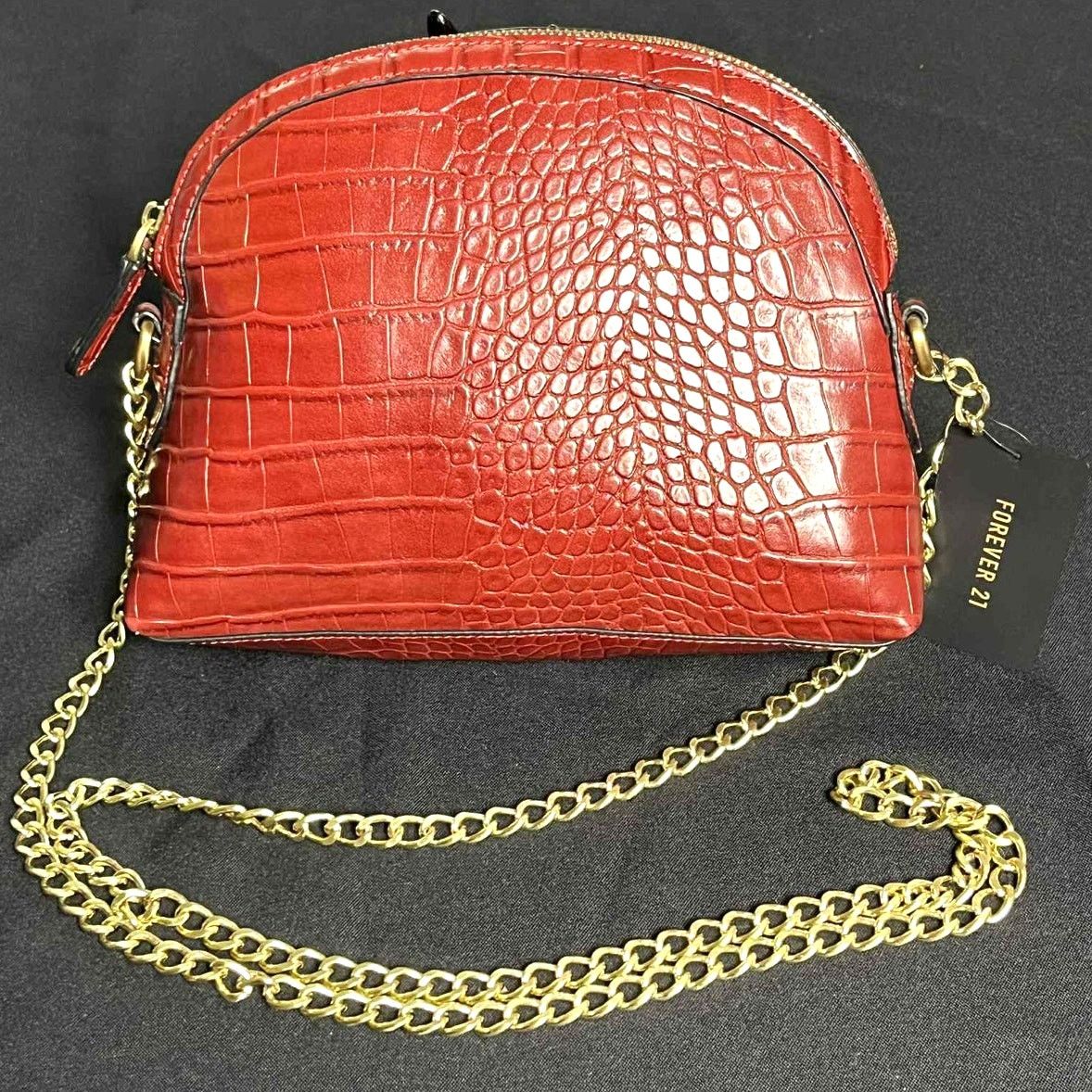 Forever 21 Red & Gold Forever 21 Purse Size ONE SIZE - 1 Thumbnail
