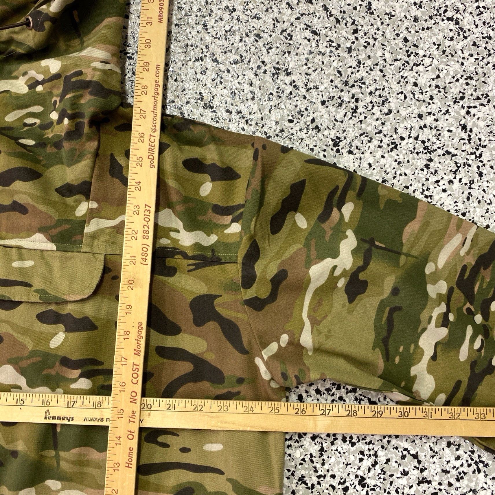 Olive Army Smock Military Style Anorak Pullover Olive Small Mens Jacket Size US S / EU 44-46 / 1 - 3 Thumbnail