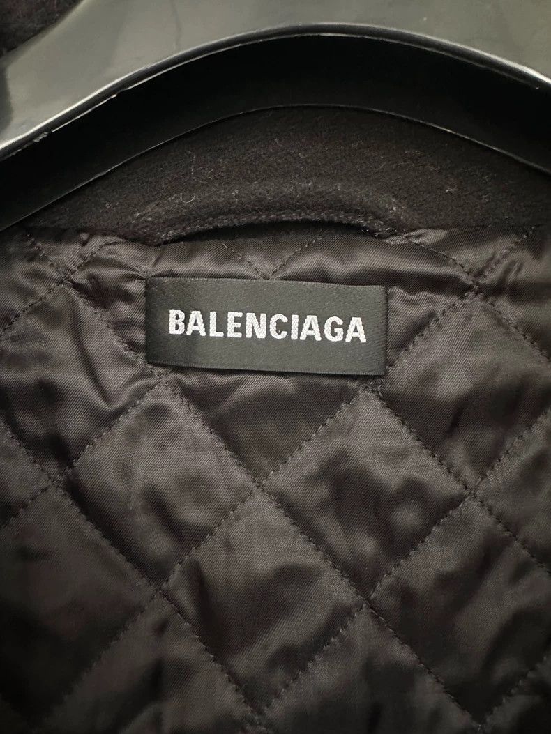 Balenciaga Balenciaga Classic letter woolen zipper 100% wool heavy dut Size US M / EU 48-50 / 2 - 3 Thumbnail