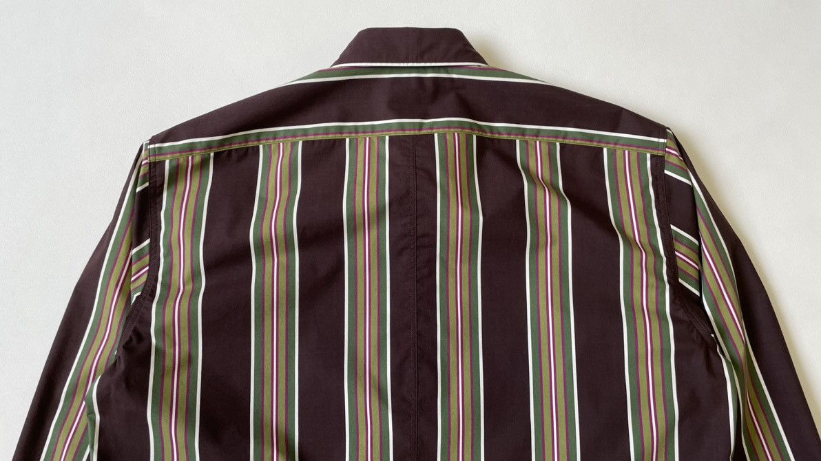 Dries Van Noten Sample Panelled 70s Stripe Shirt Size US M / EU 48-50 / 2 - 10 Thumbnail