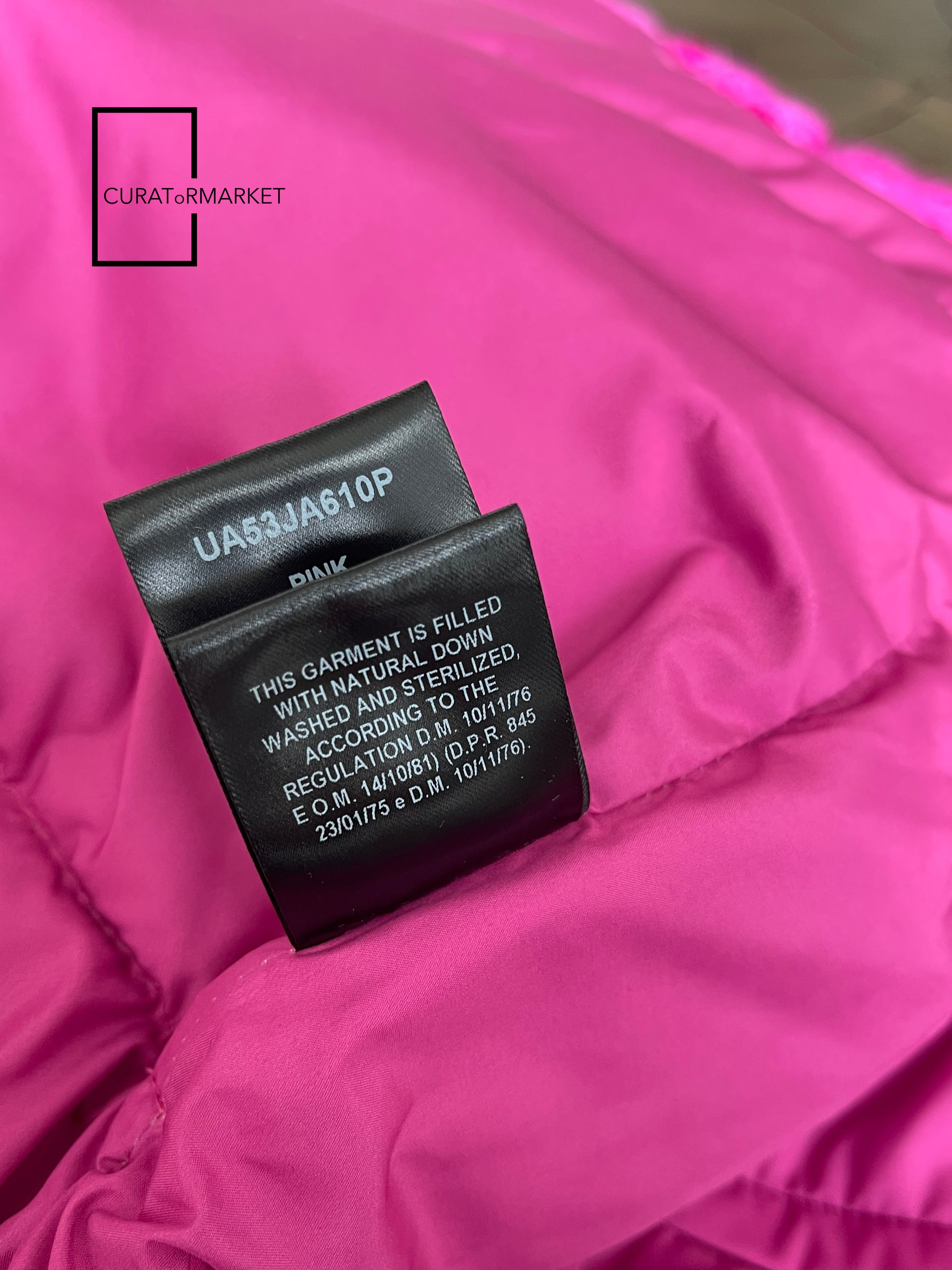 Vetements RARE Pink Crushed Velvet Down Padded Puffer Jacket FW22 Size US M / EU 48-50 / 2 - 15 Thumbnail
