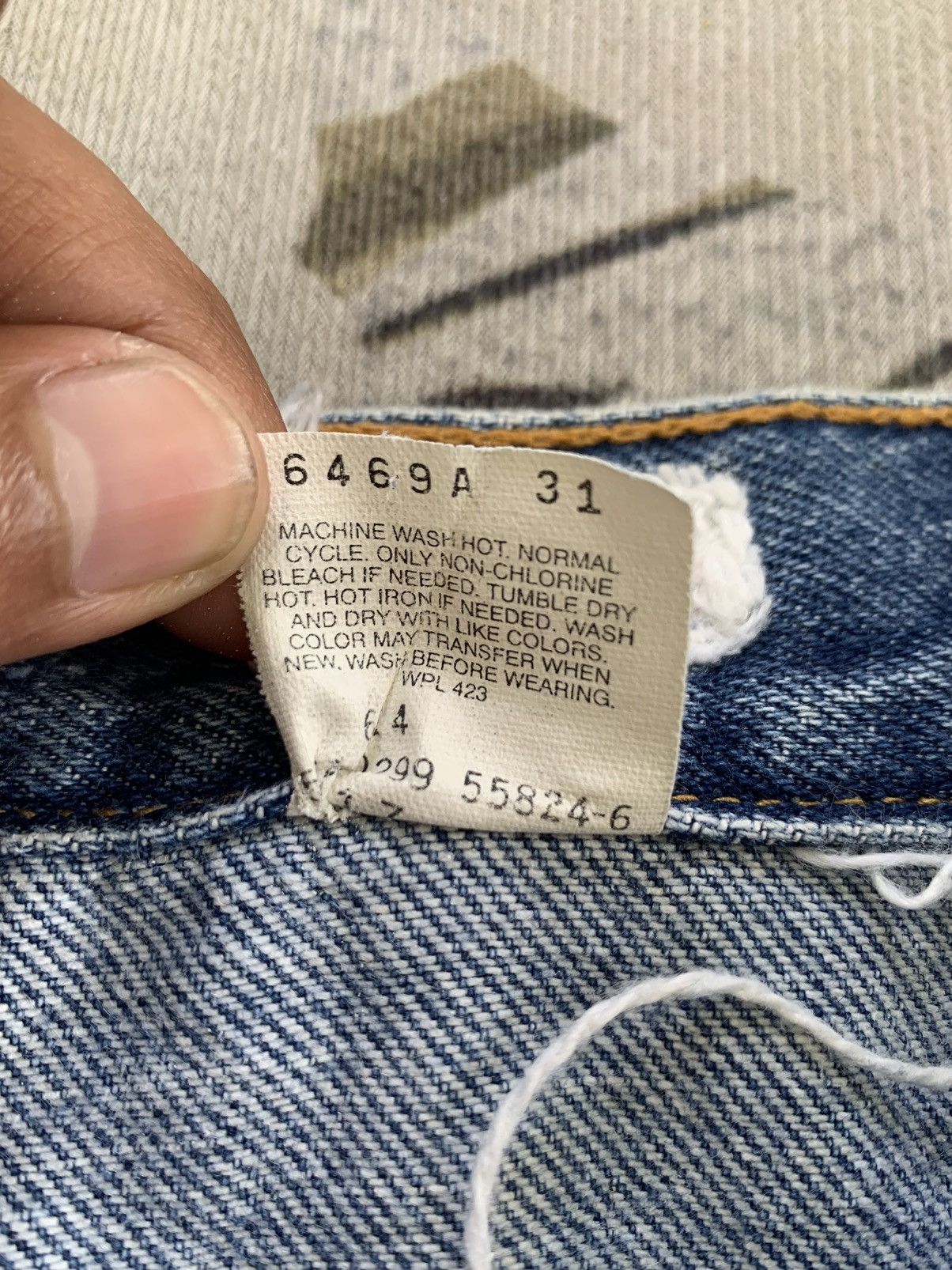 Levi's Levis Distressed 517 Sample Boot Cut Denim Pant Made in Usa Size US 30 / EU 46 - 23 Thumbnail