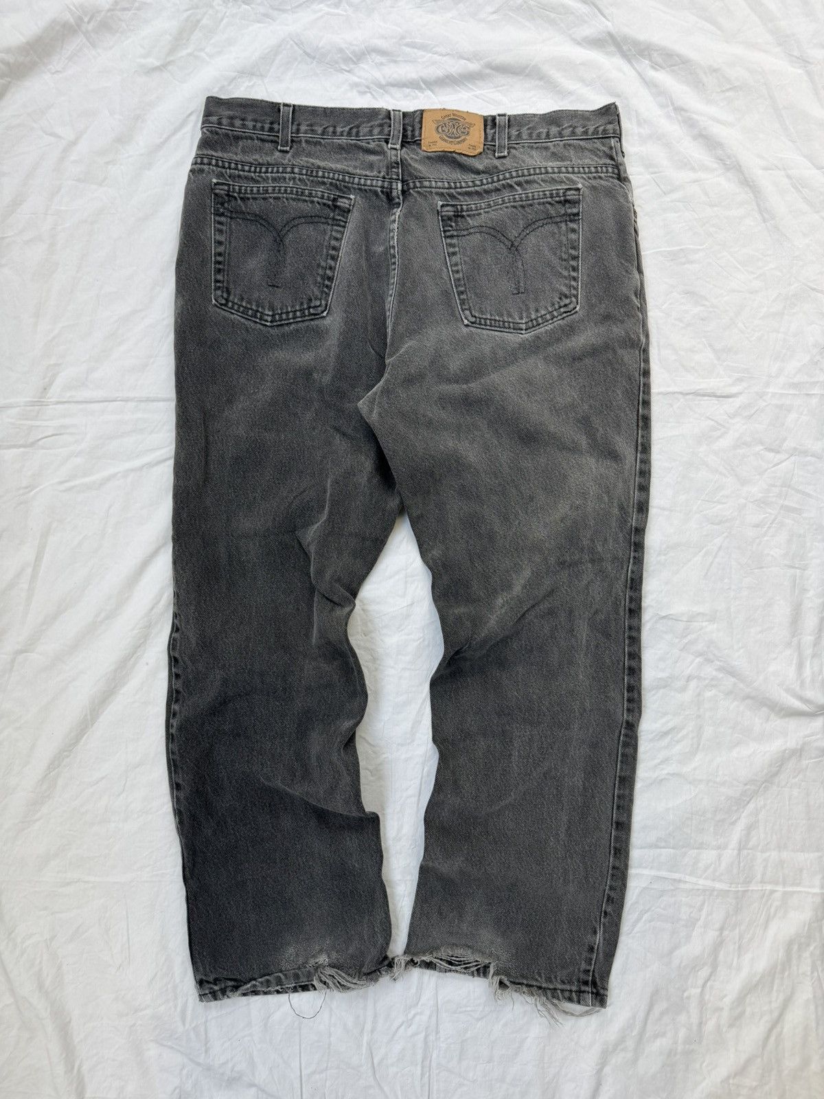 Levi's Vintage 90s Faded Black GWG Denim Jeans Opium Size US 38 / EU 54 - 4 Thumbnail