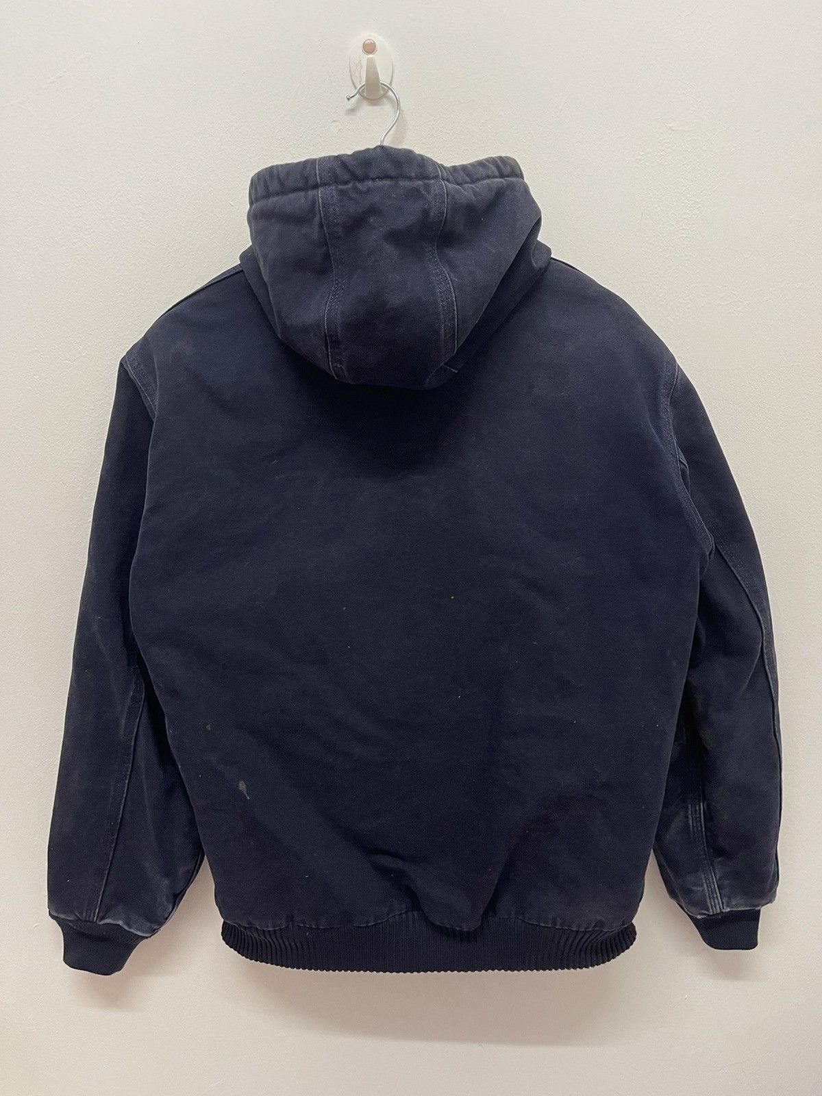 Carhartt Vintage DETROIT CARHARTT NAVY DUCK CANVAS HOODIES Size US S / EU 44-46 / 1 - 3 Thumbnail