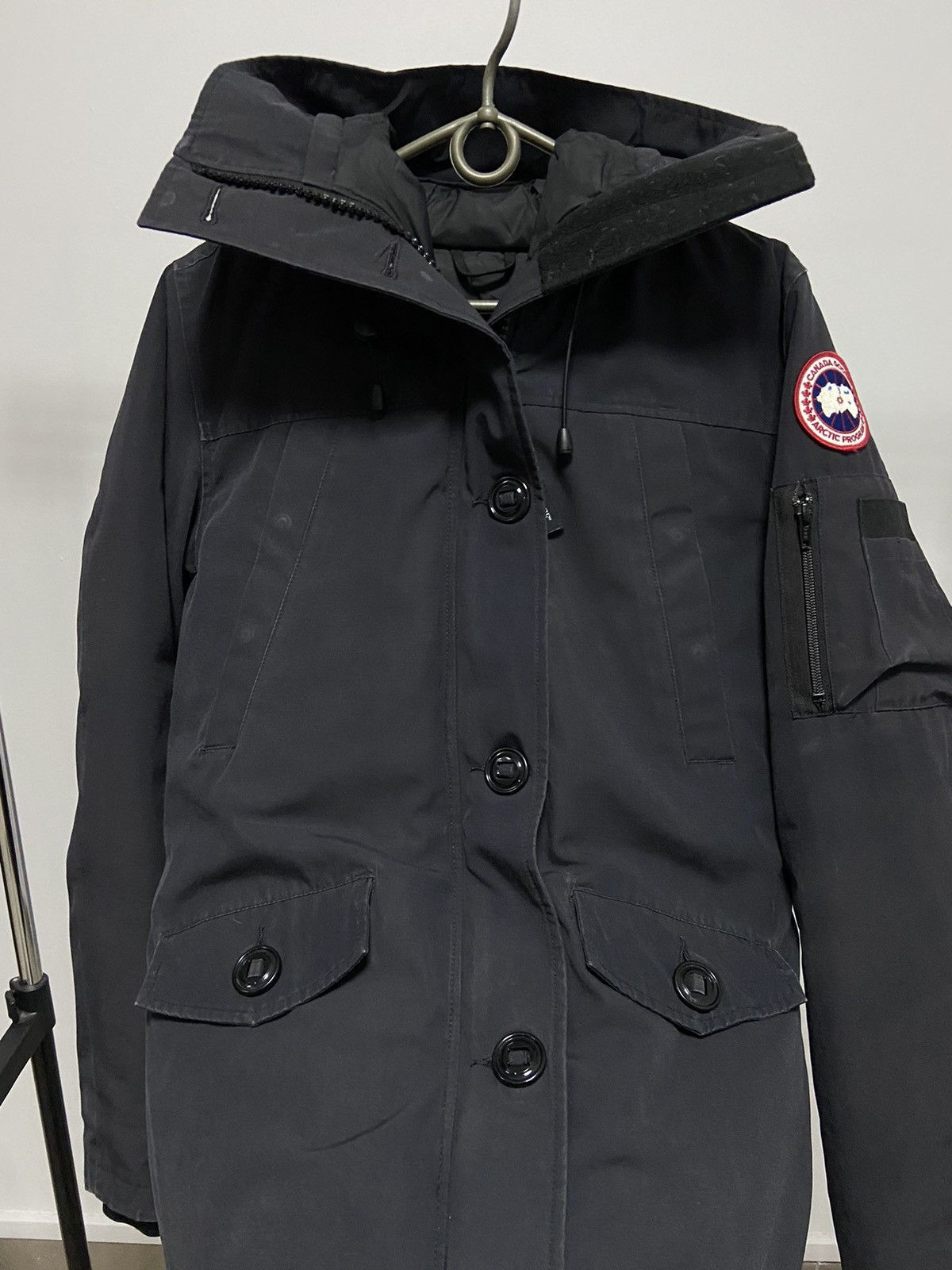 Canada Goose × Vintage Canada goose montebello jacket parka patch small logo womans Size M / US 6-8 / IT 42-44 - 12 Thumbnail